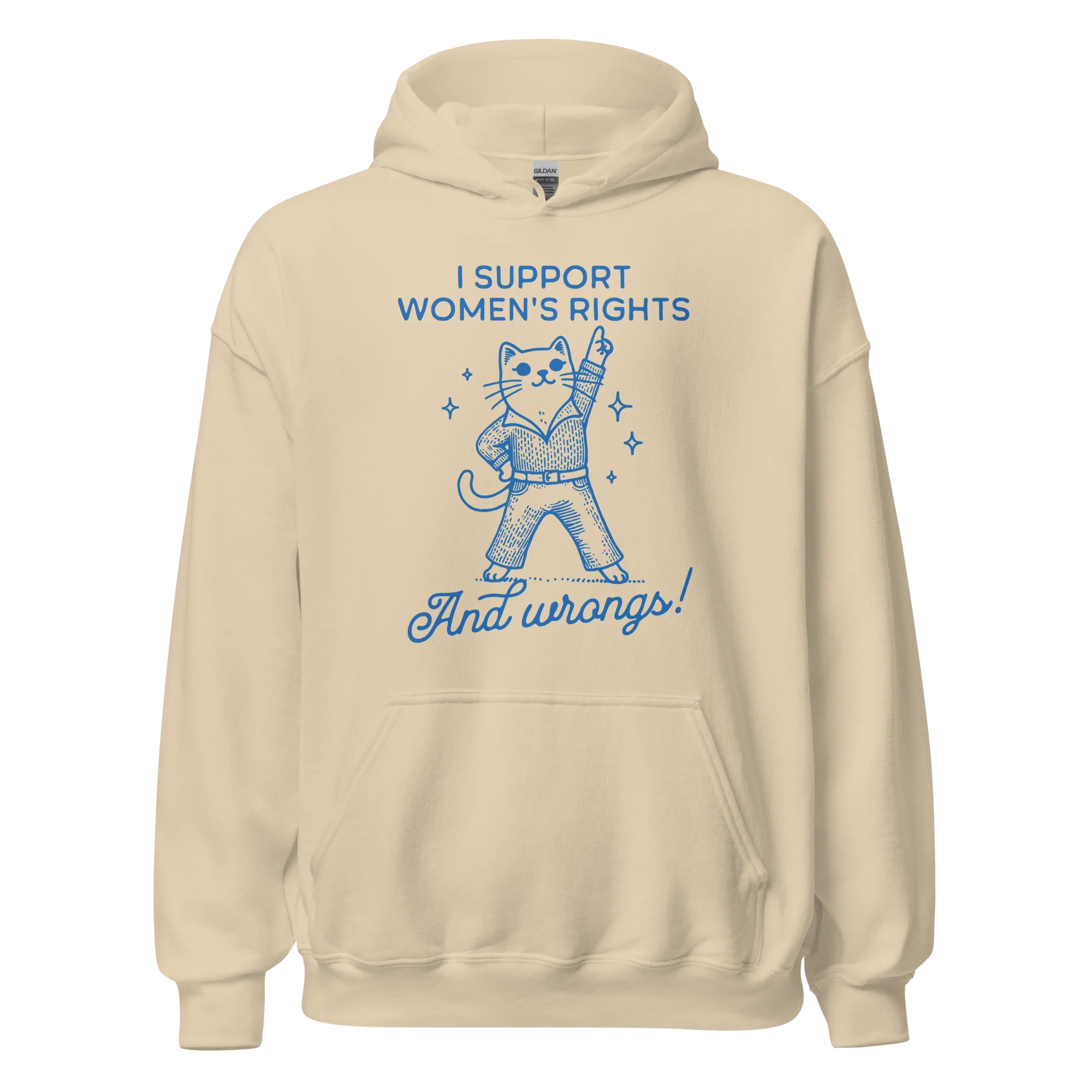 I Support Women’s Rights Wrongs Hoodie - Image 7