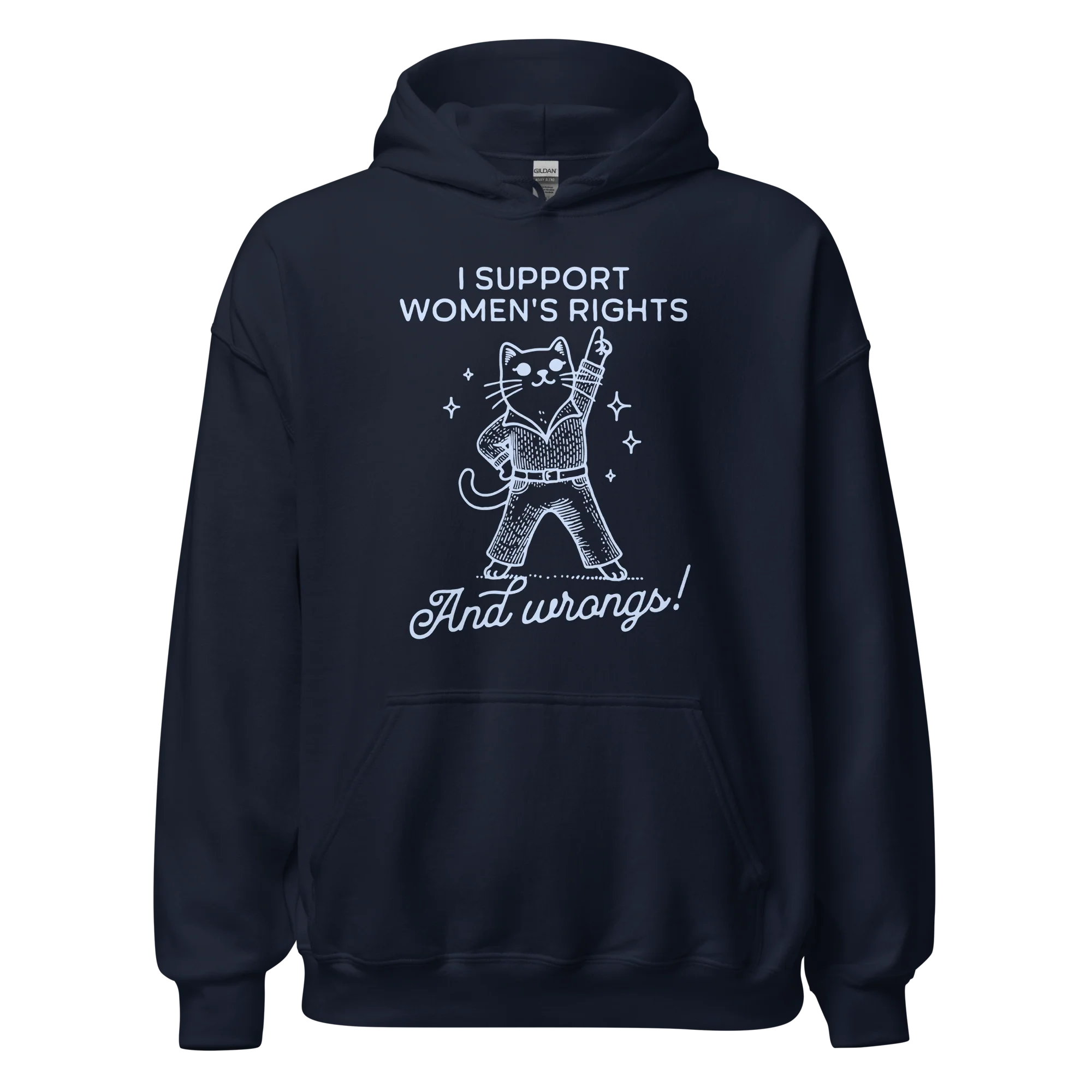 I Support Women’s Rights Wrongs Hoodie - Image 9