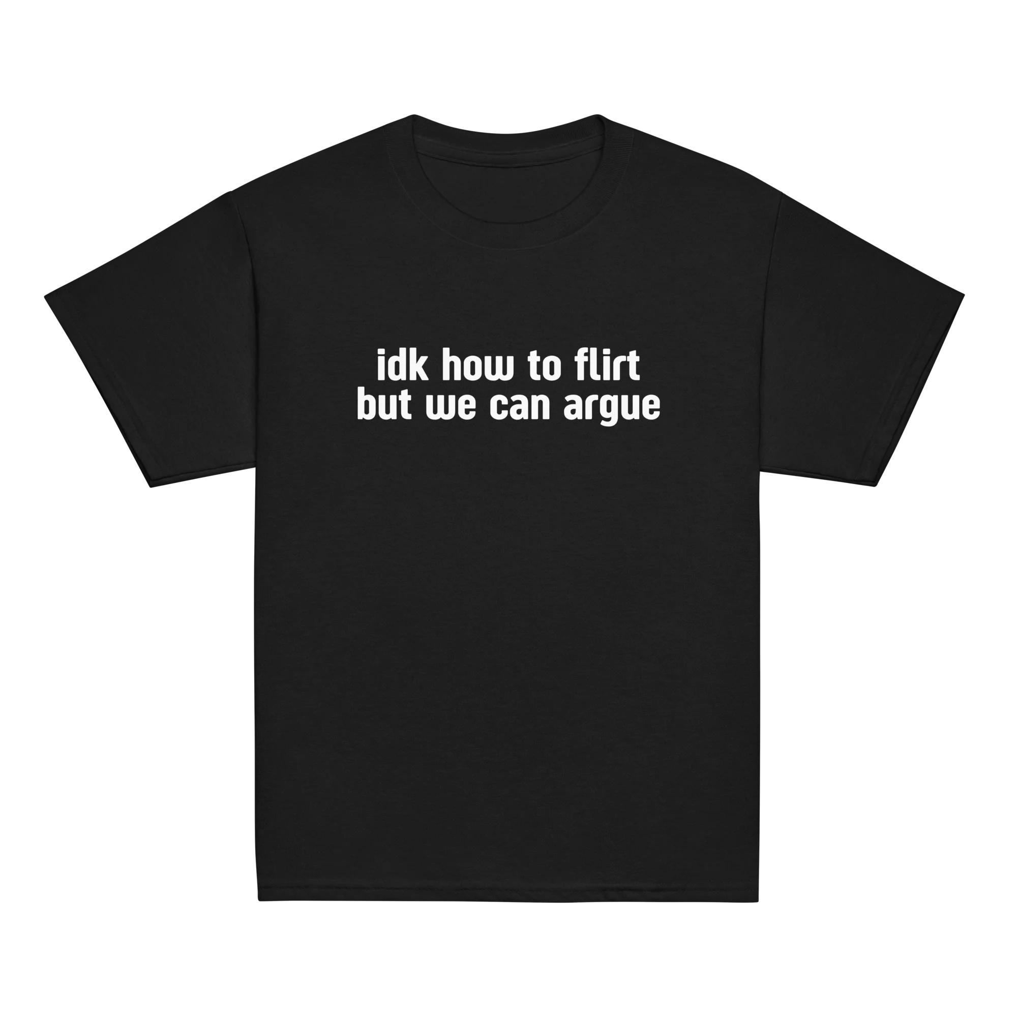 IDK How To Flirt We Can Argue Baby Tee - Image 10