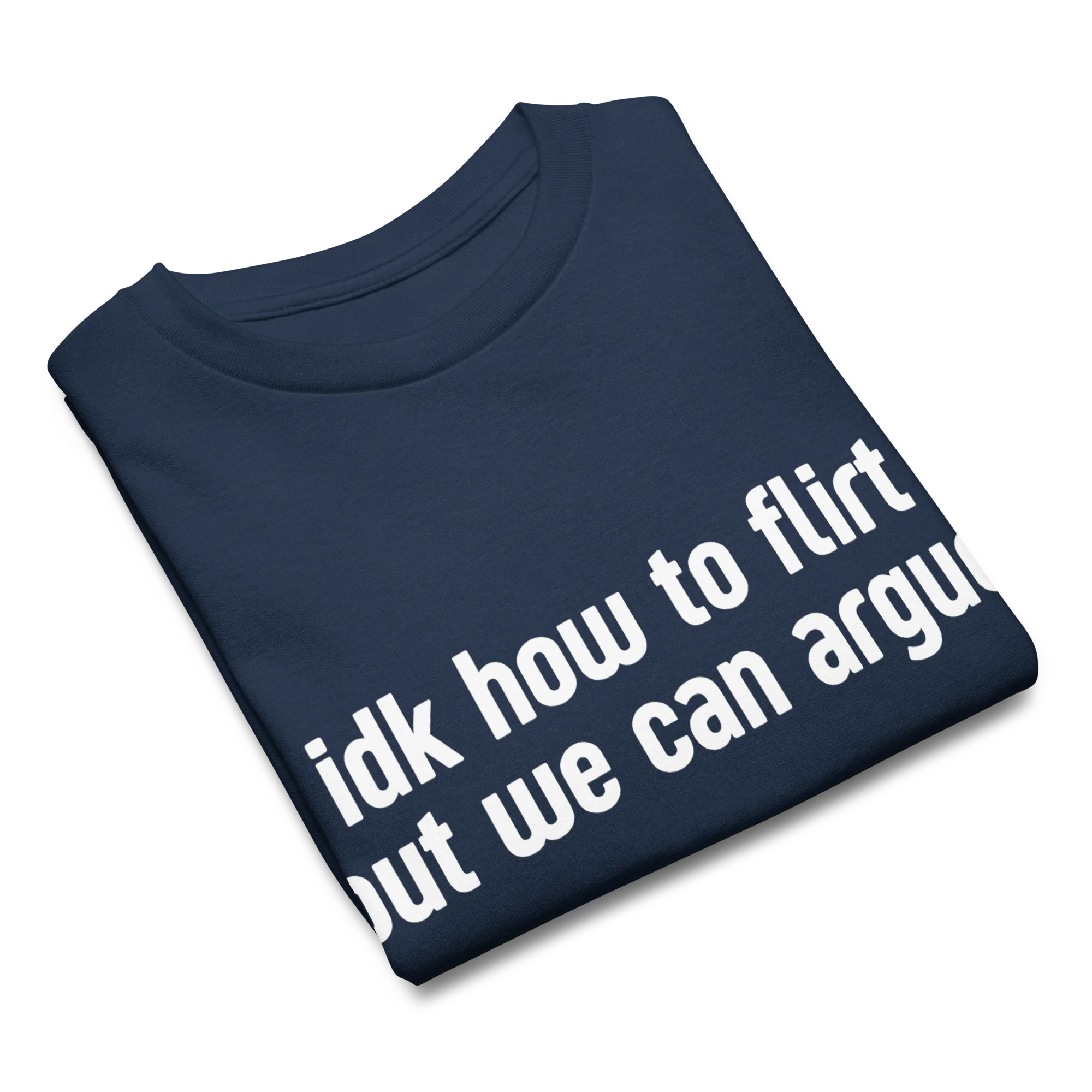 IDK How To Flirt We Can Argue Baby Tee - Image 9