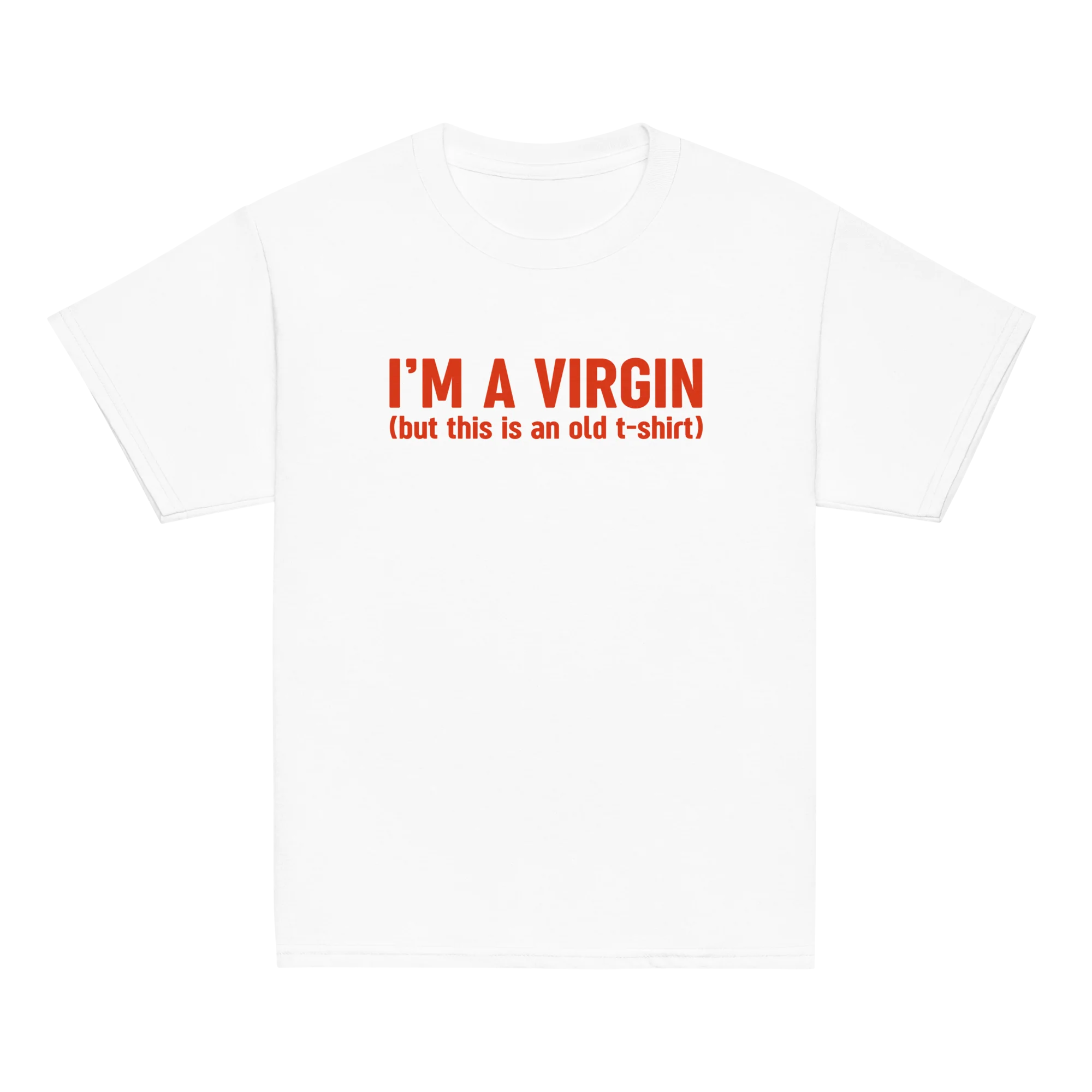 I'm a Virgin (But This is an Old T-Shirt) Baby Tee