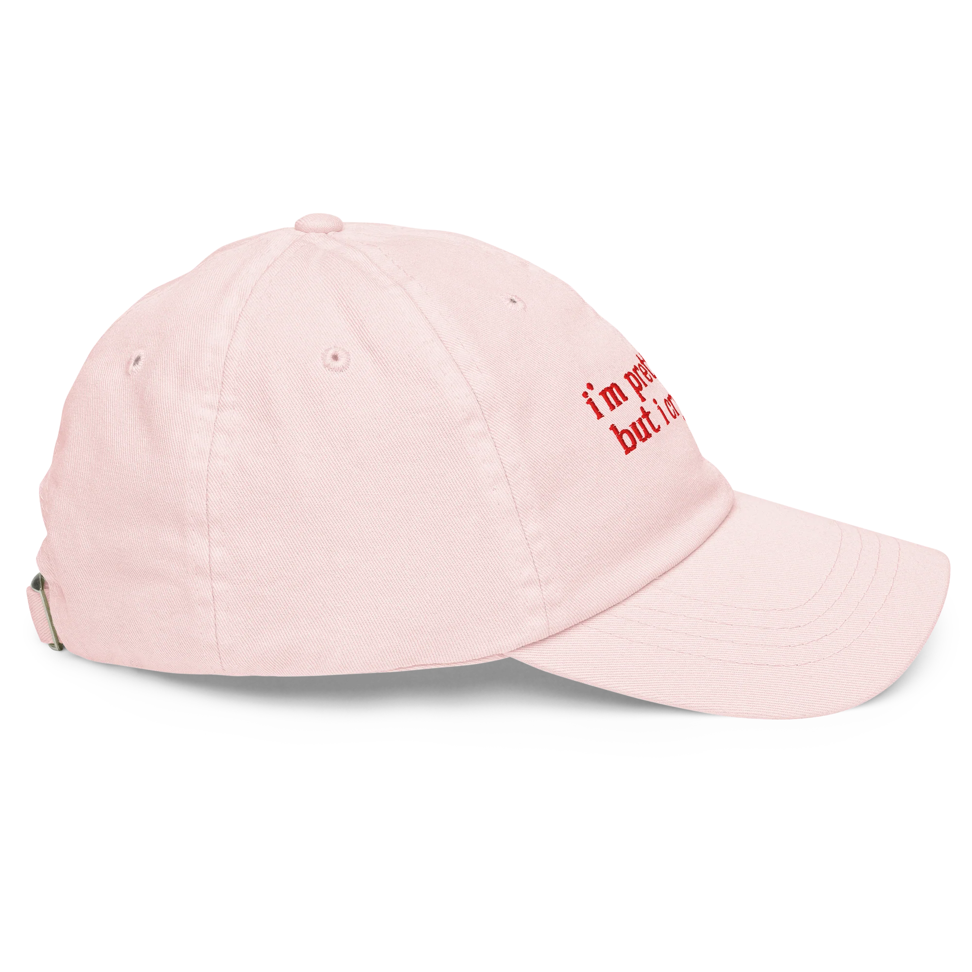 I'm Pretty Cool But I Cry a Lot Embroidered Pastel Baseball Cap - Image 3