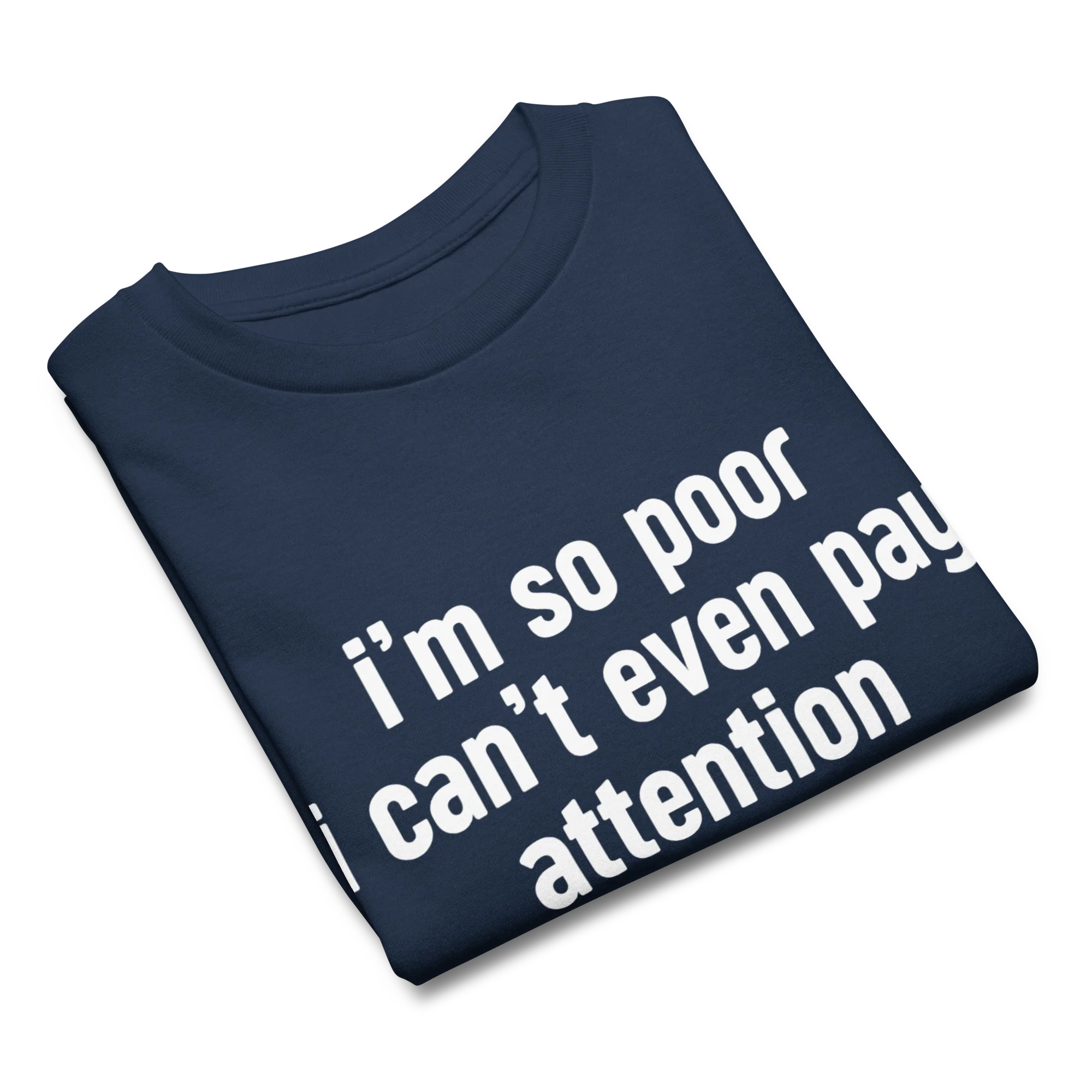 I'm so Poor I Can't Even Pay Attention Baby Tee - Image 8