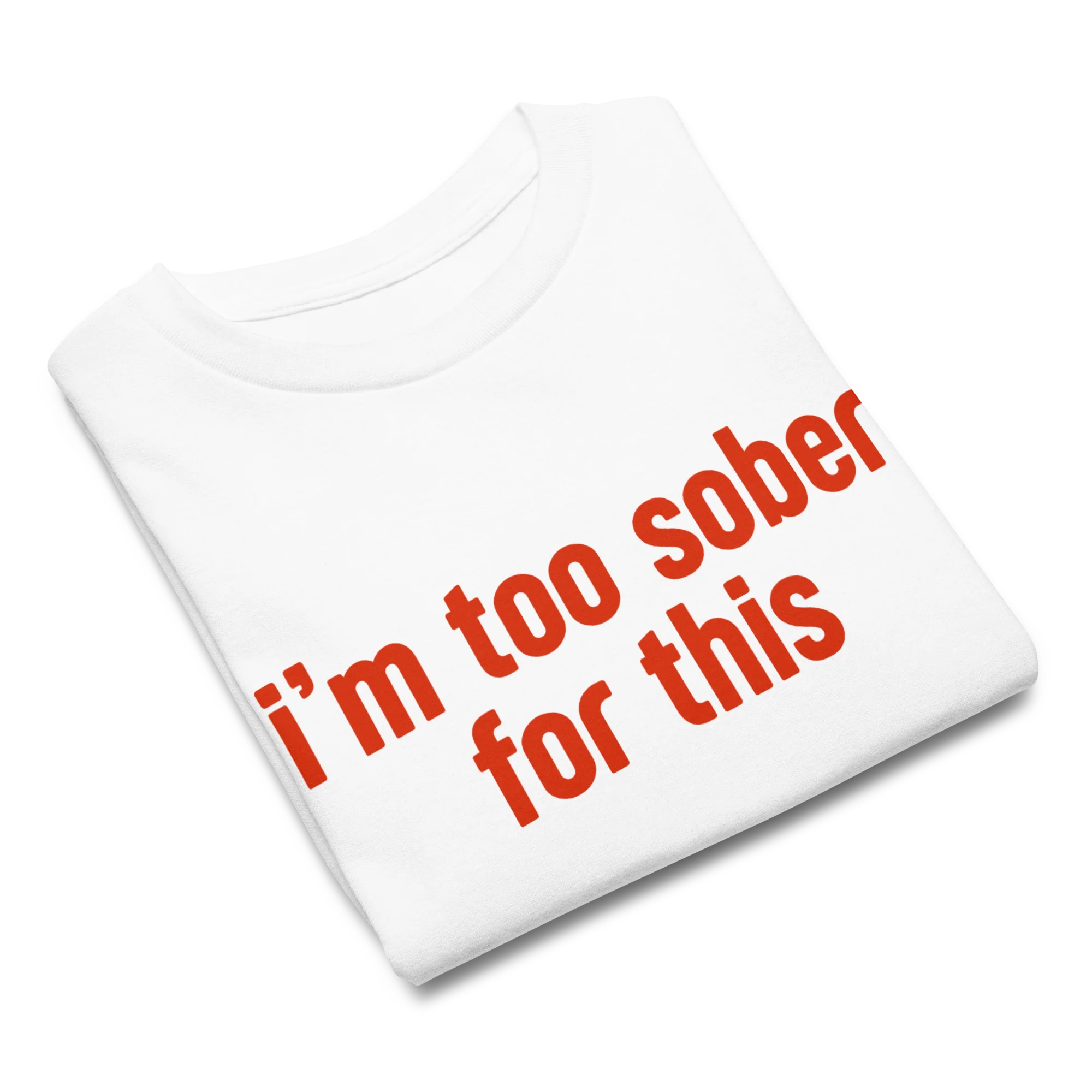 I'm Too Sober for This Baby Tee - Image 4