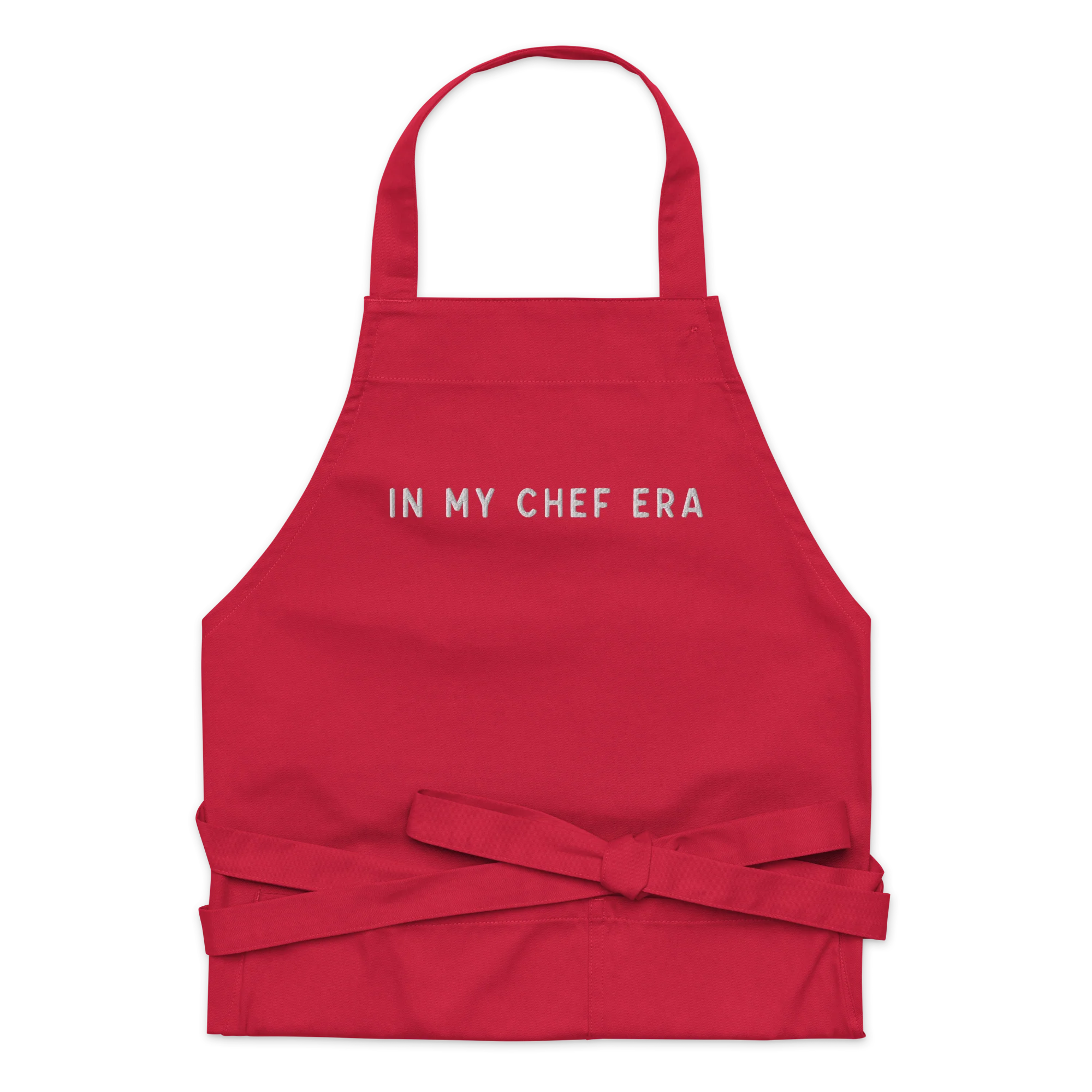 In my Chef Era Embroidered Organic Cotton Apron - Image 7
