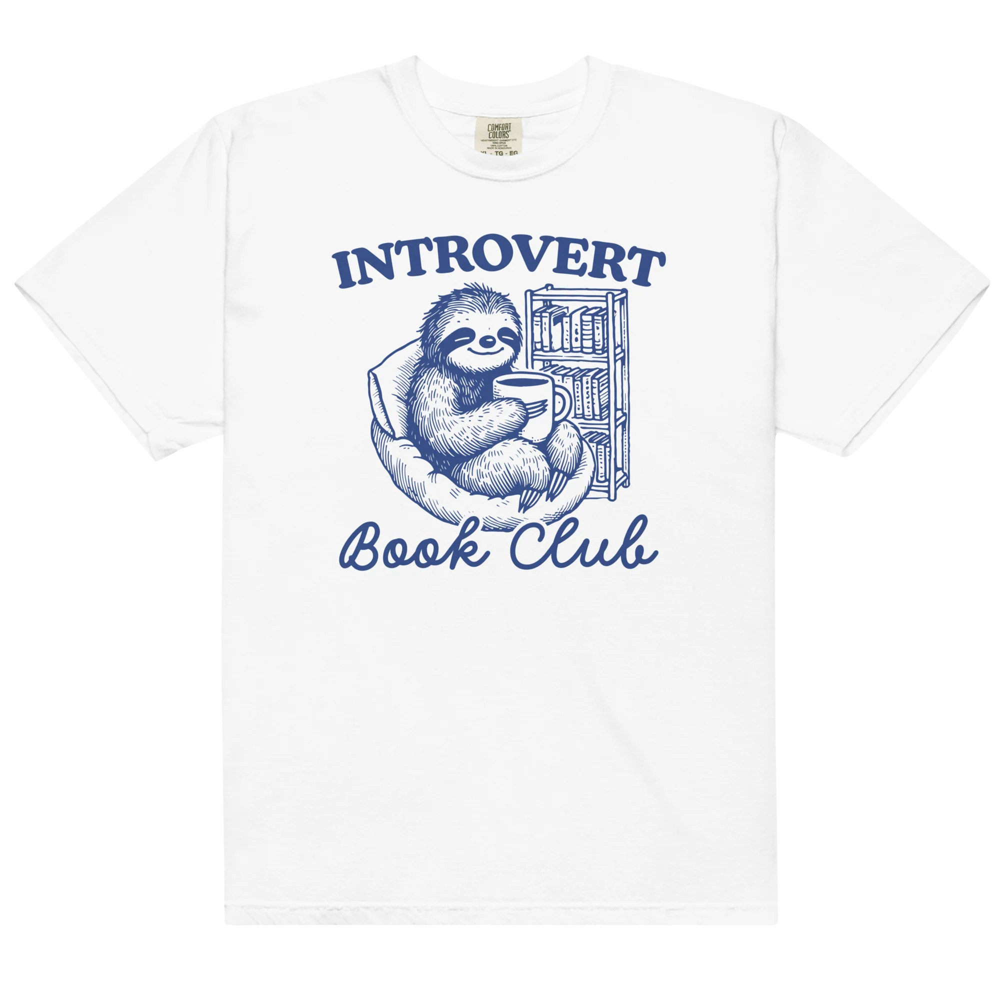 Introvert Book Club Classic T-Shirt - Image 3