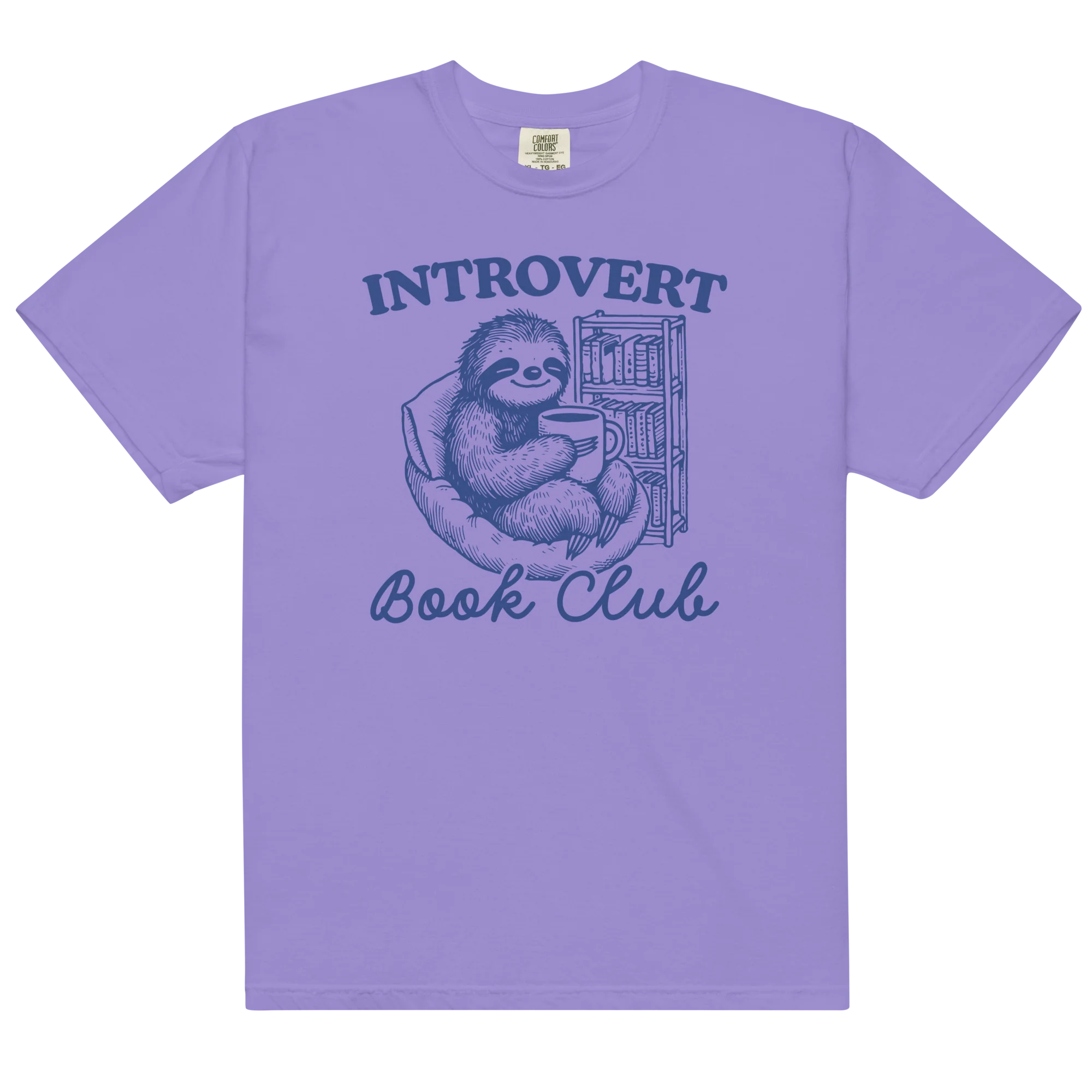 Introvert Book Club Classic T-Shirt - Image 8