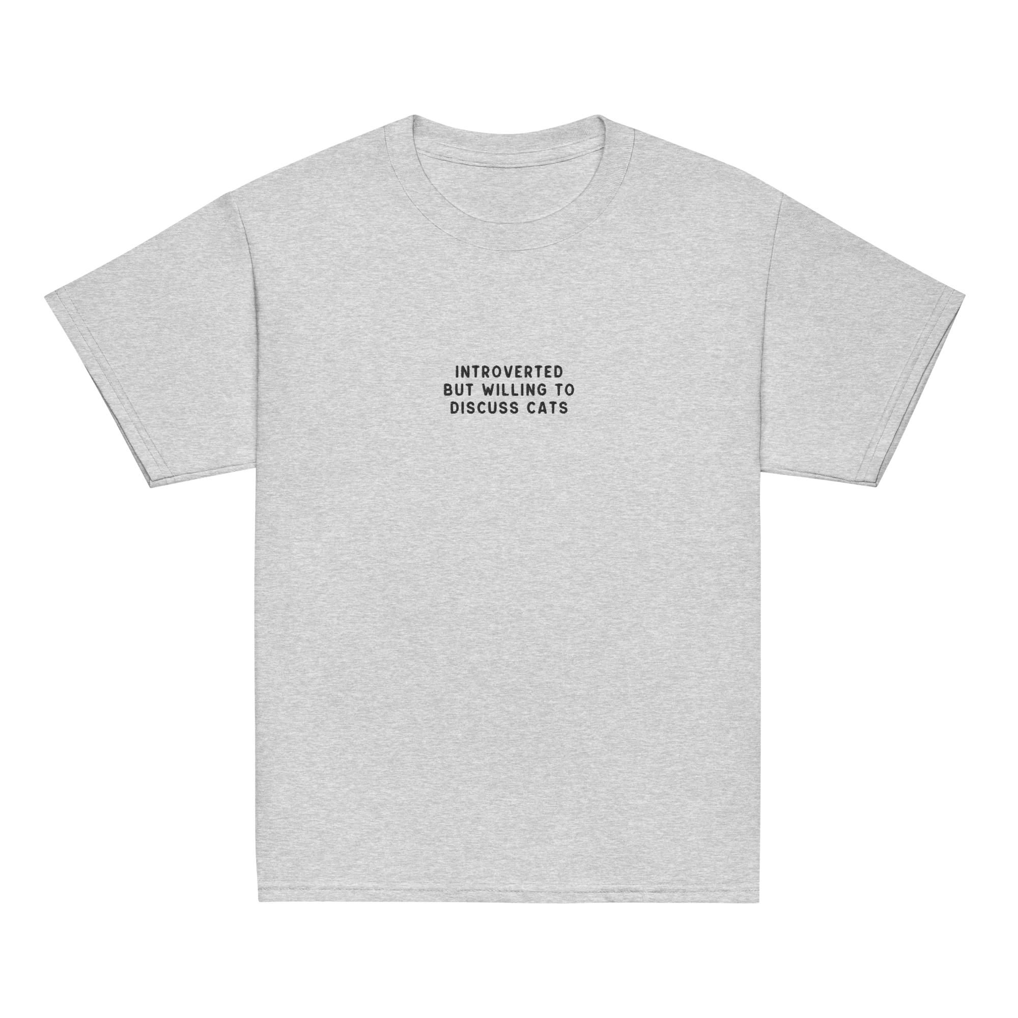 Introverted But Willing To Discuss Cats Embroidered Baby Tee - Image 6