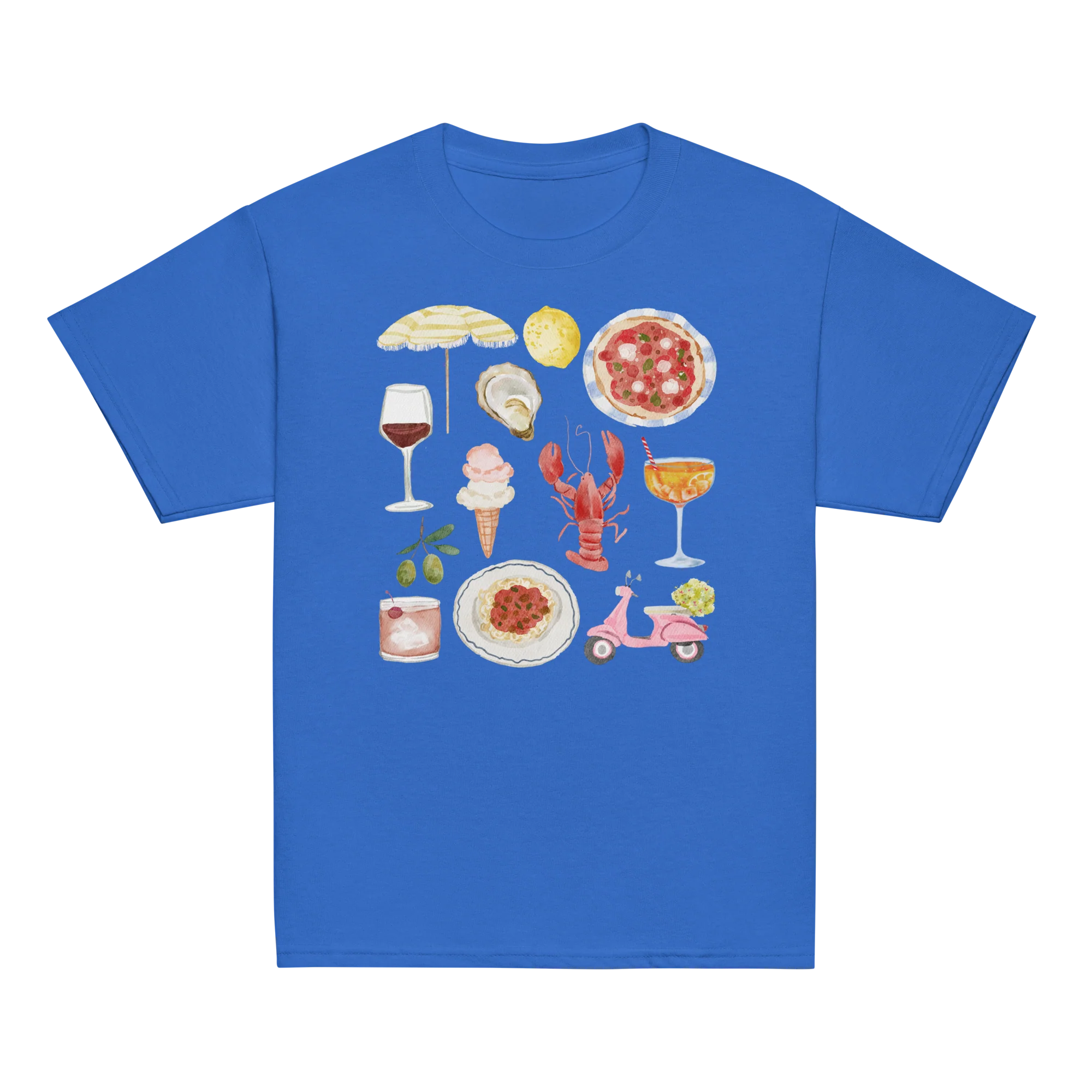 Italian Summer Watercolor Baby Tee - Image 10