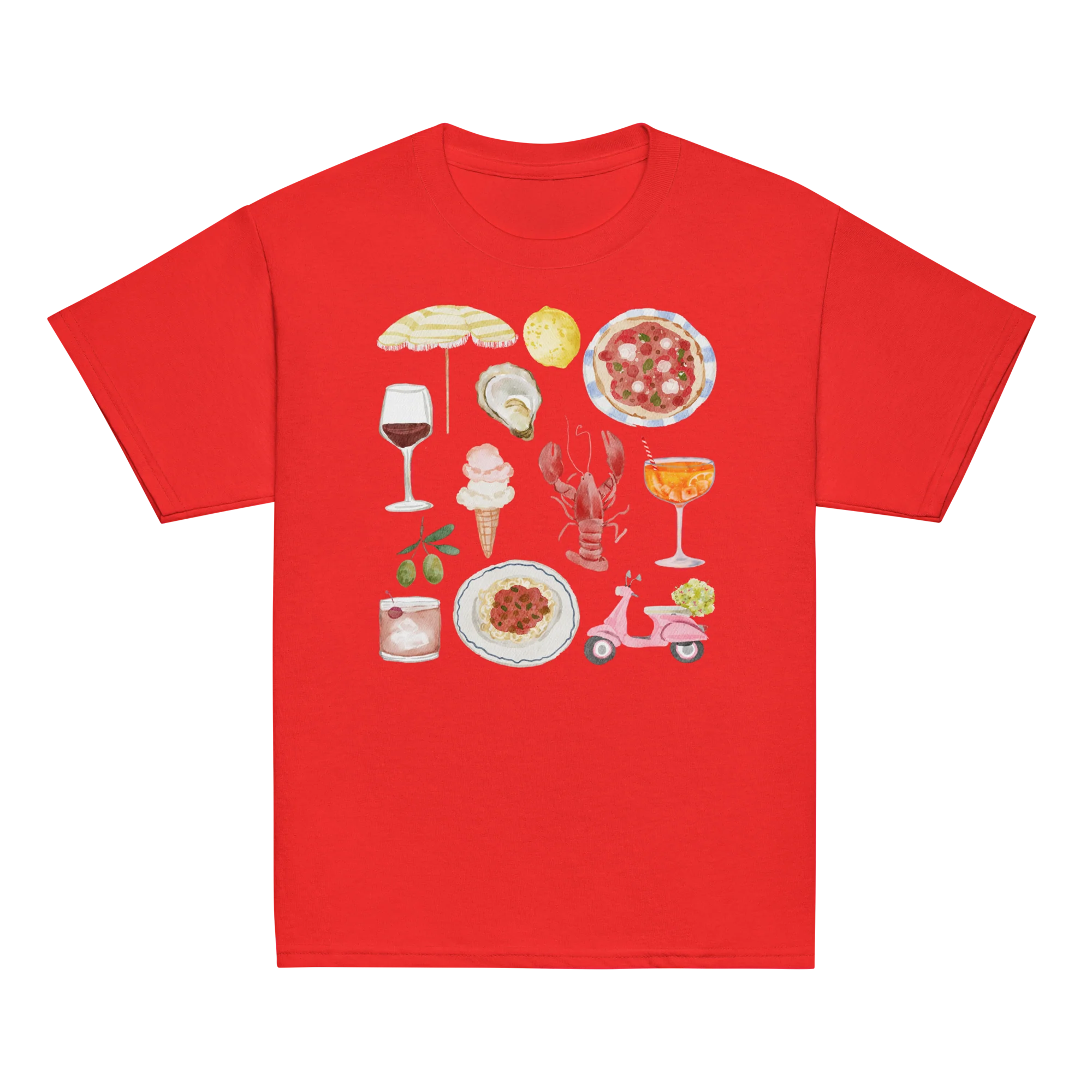 Italian Summer Watercolor Baby Tee - Image 11
