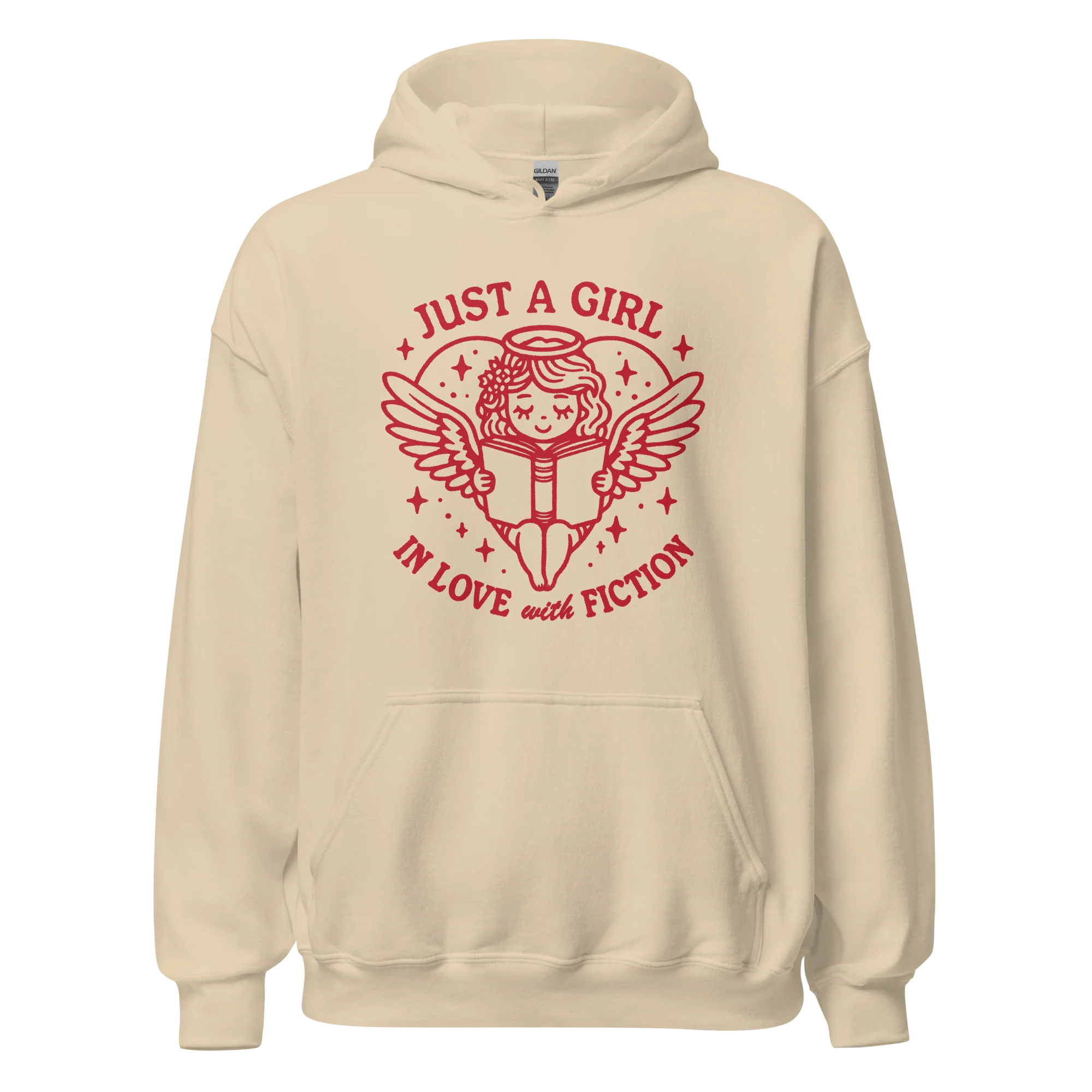 Just a Girl In Love with Fiction Hoodie - Image 8