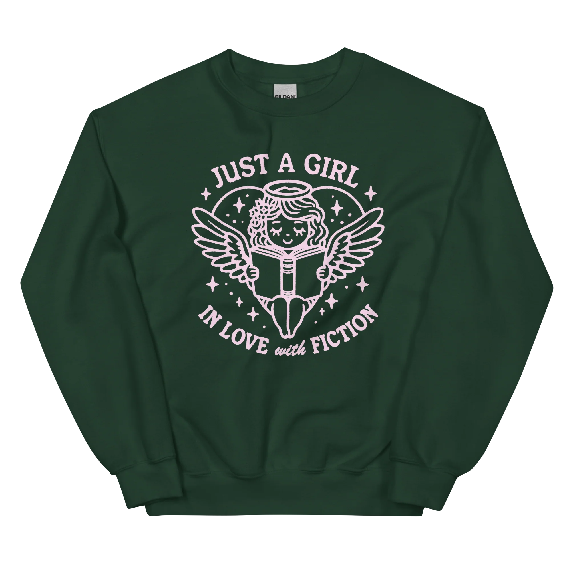Just a Girl In Love with Fiction Sweatshirt - Image 10