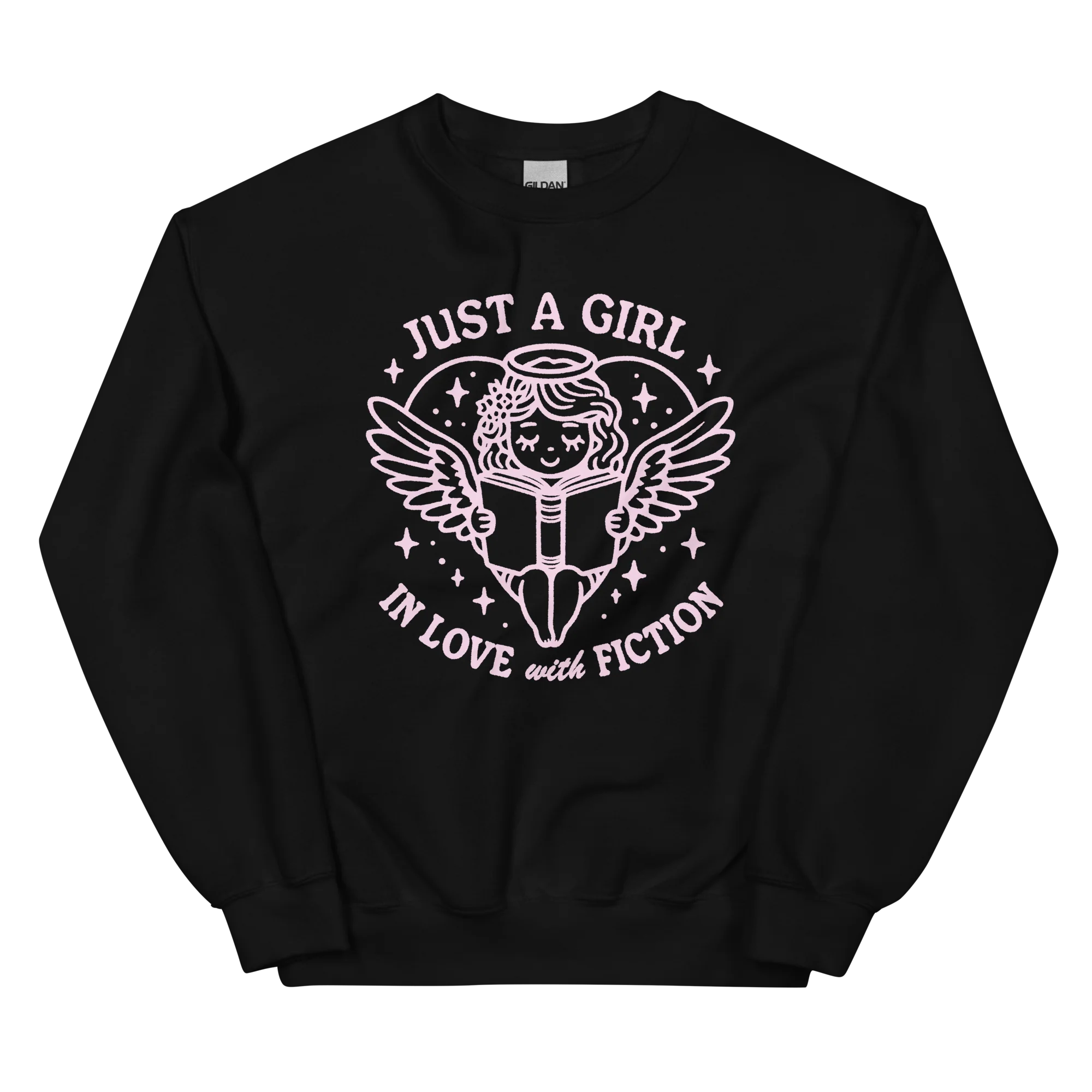 Just a Girl In Love with Fiction Sweatshirt - Image 6