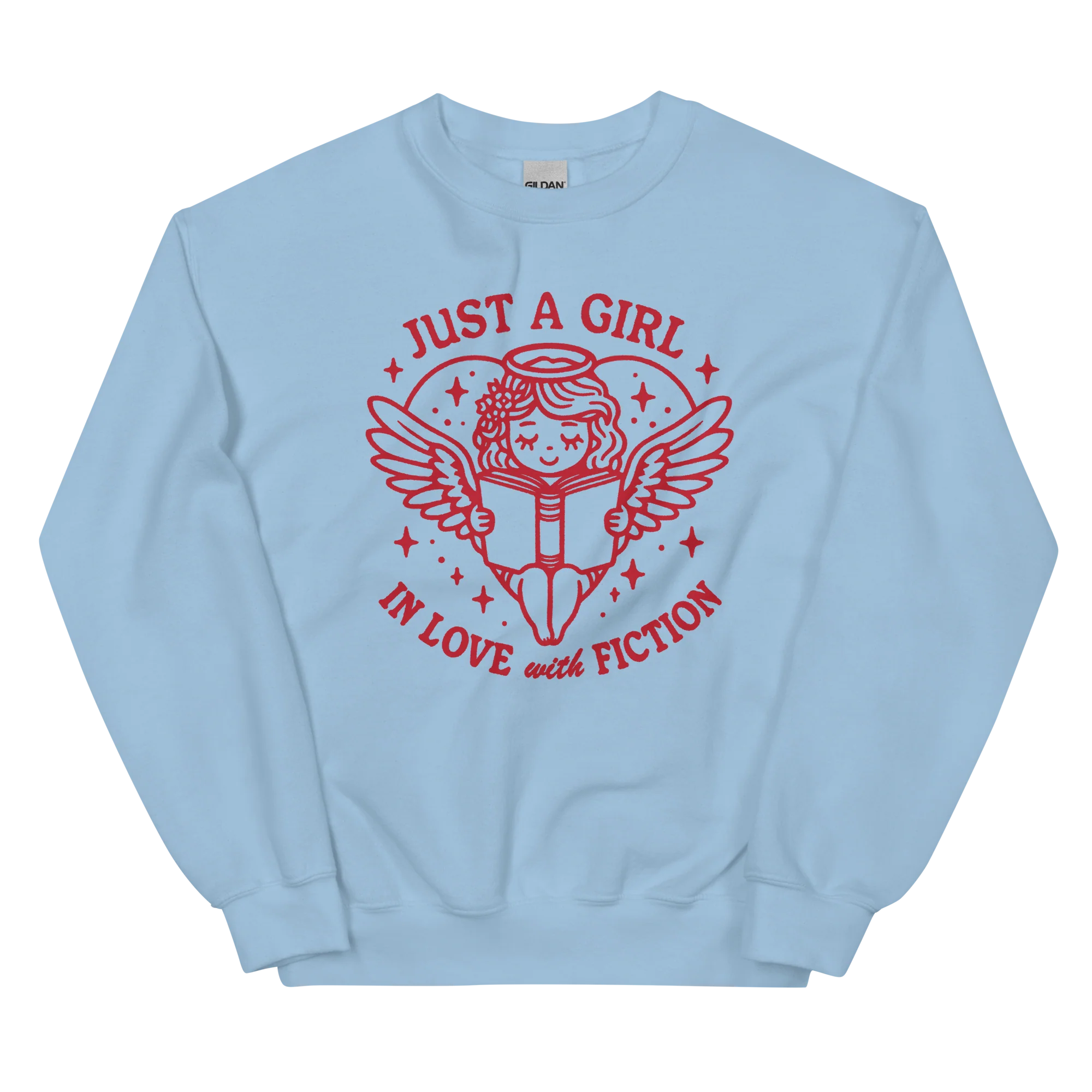Just a Girl In Love with Fiction Sweatshirt - Image 8
