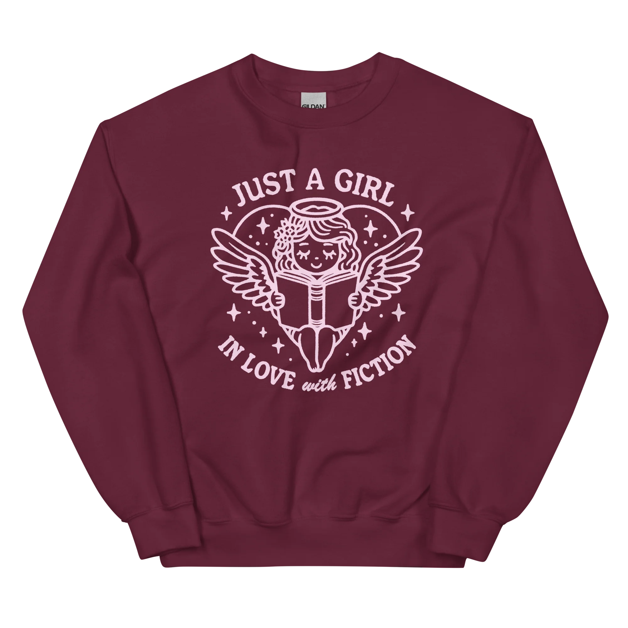 Just a Girl In Love with Fiction Sweatshirt - Image 9