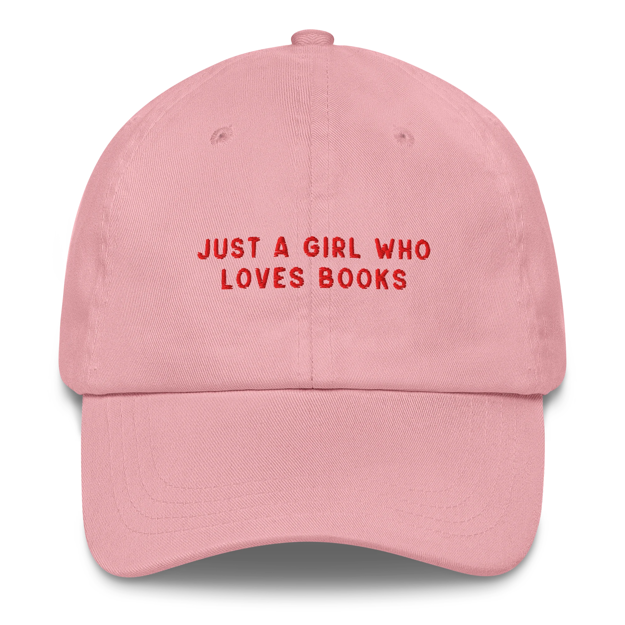 Just a Girl Who Loves Books Embroidered Cap - Image 3