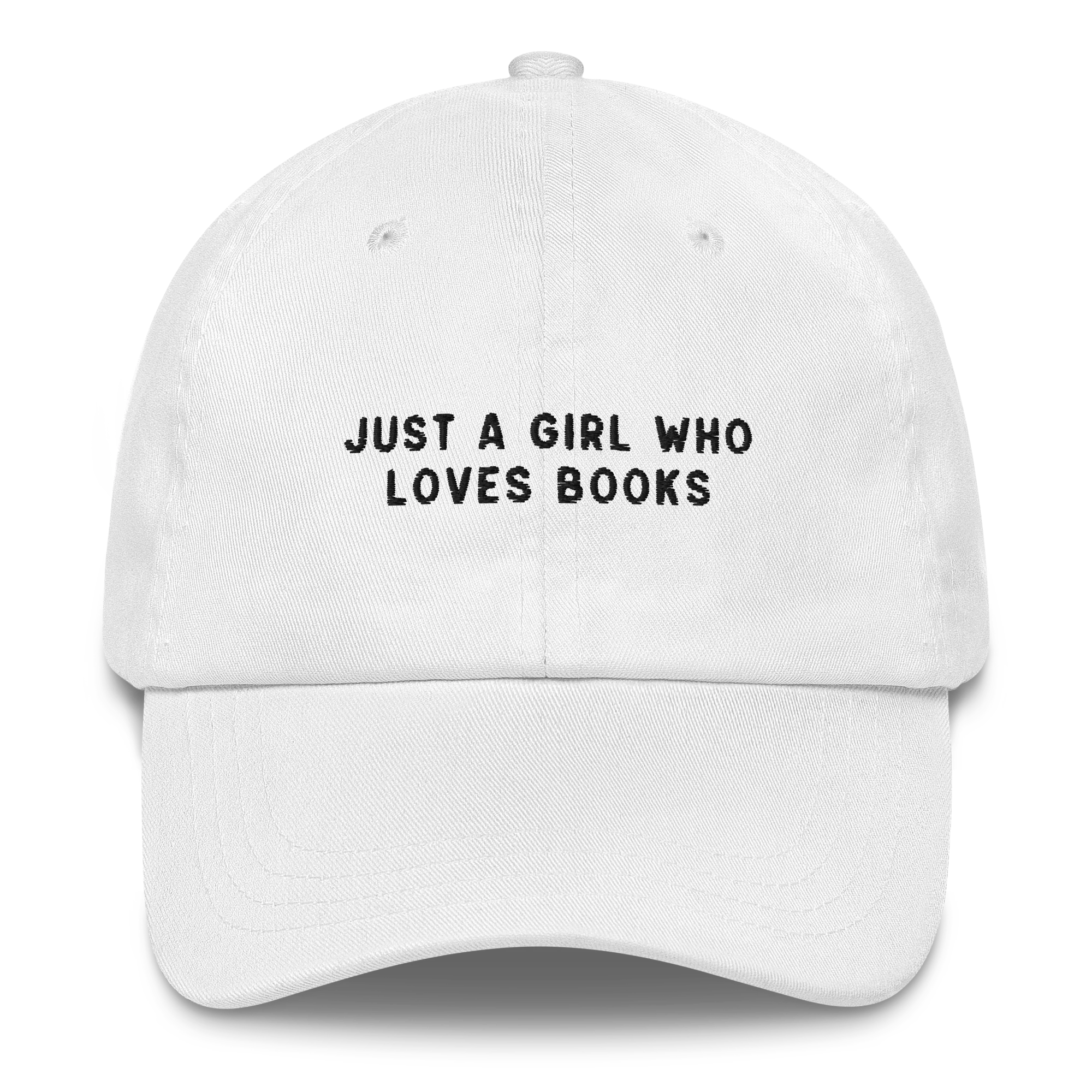 Just a Girl Who Loves Books Embroidered Cap - Image 4
