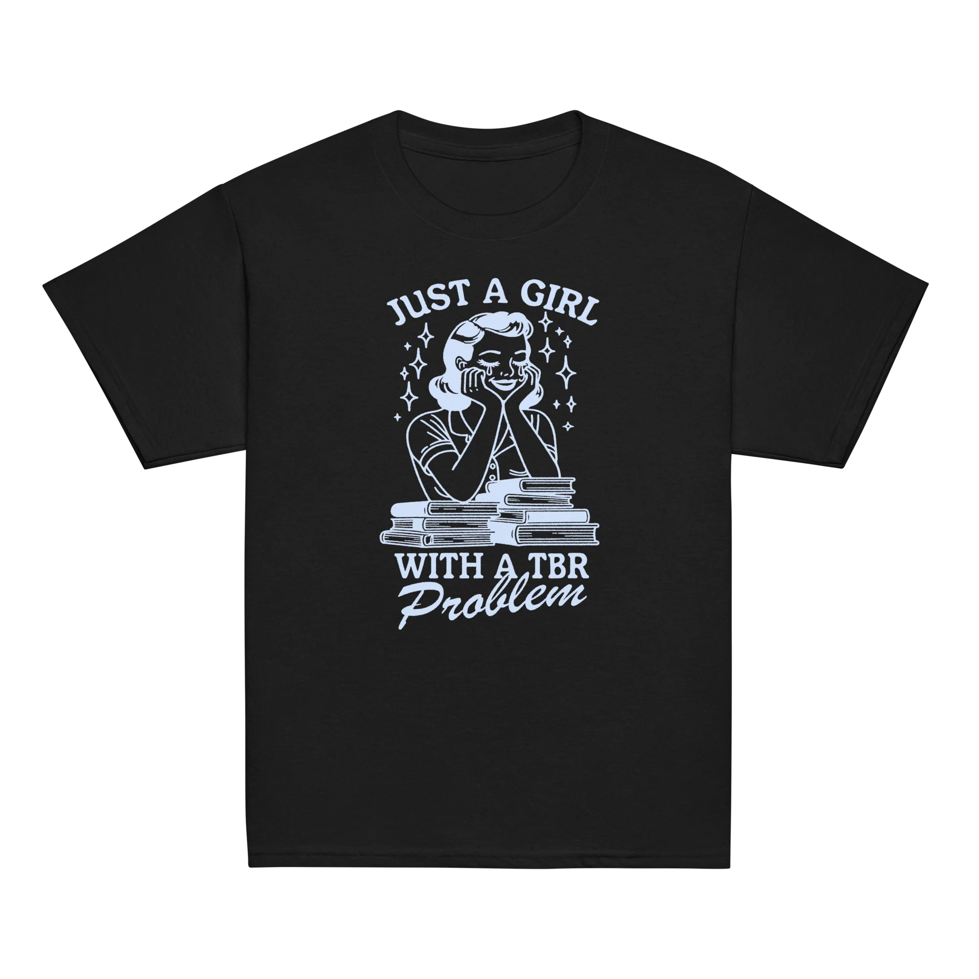 Just A Girl With a TBR Problem Baby Tee - Image 5