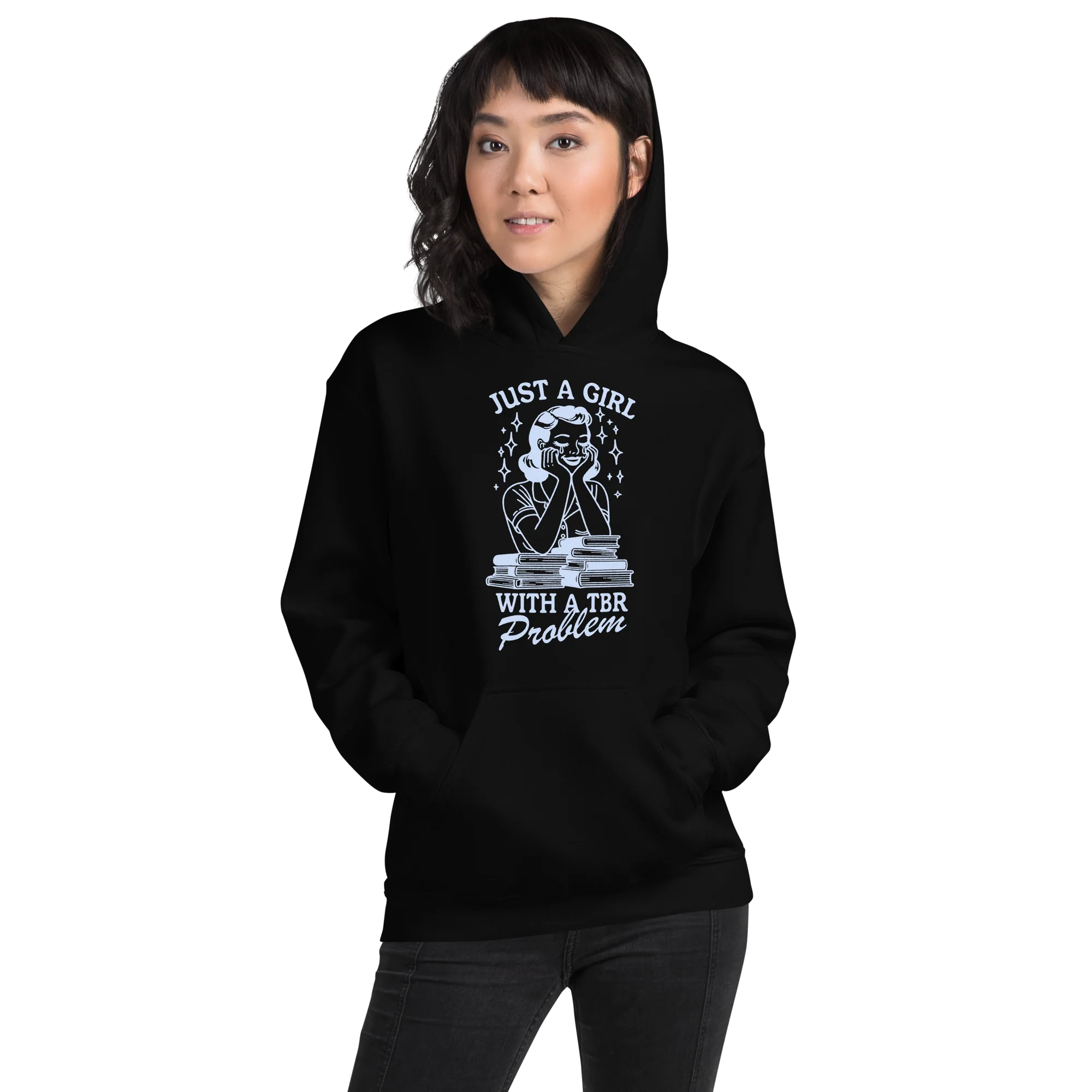 Just A Girl With a TBR Problem Hoodie - Image 6