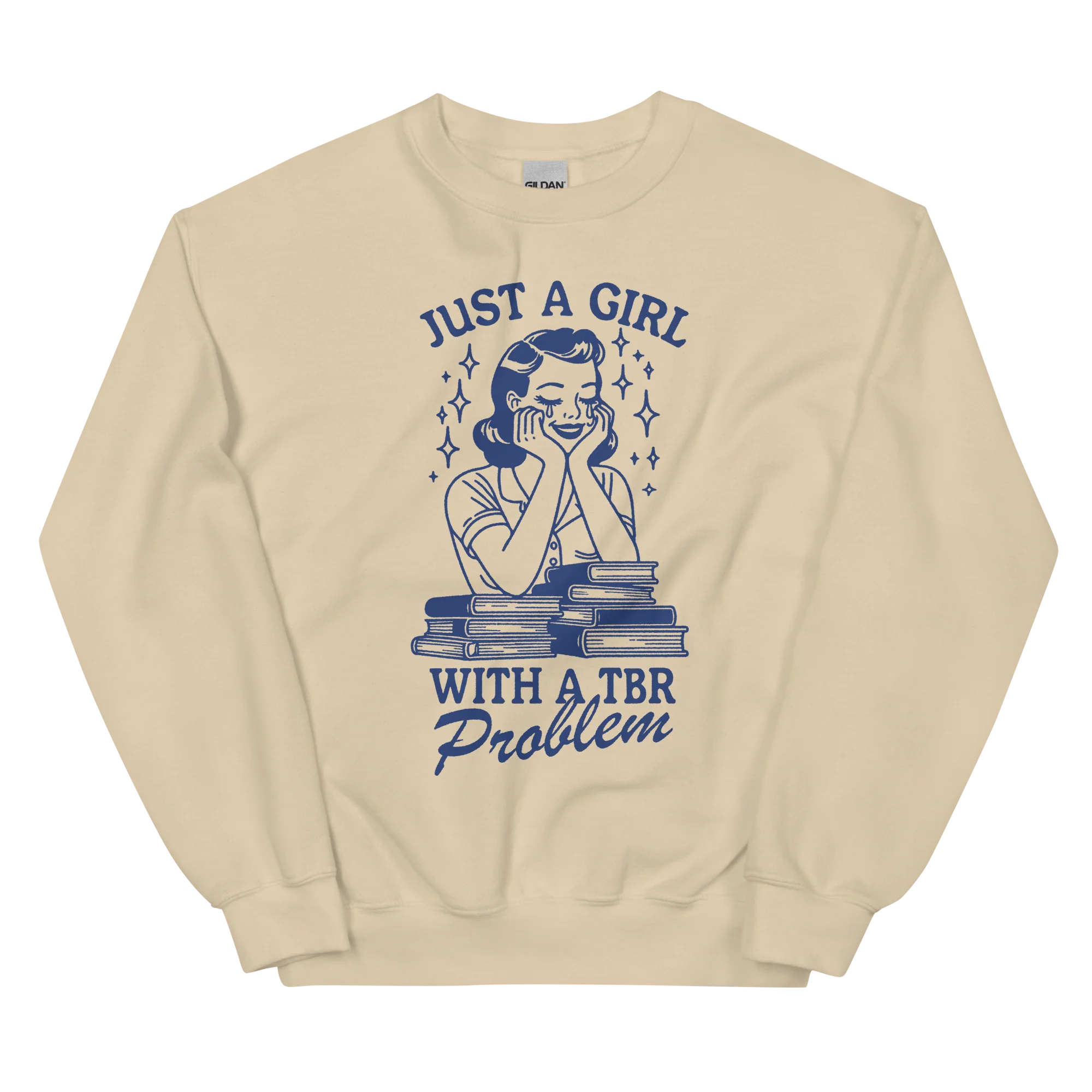 Just A Girl With a TBR Problem Sweatshirt - Image 5