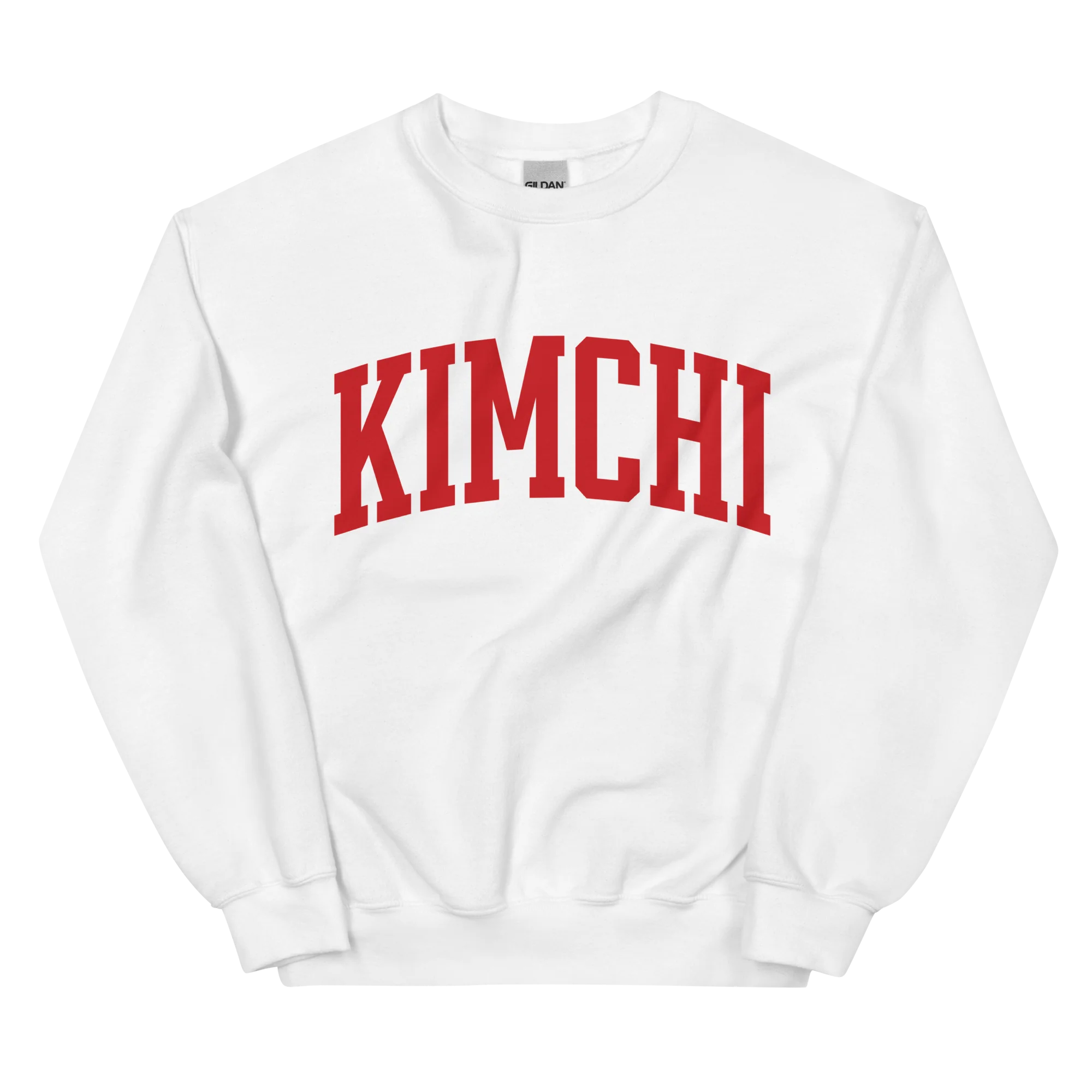 Kimchi Korean Cuisine Foodie Varsity Sweatshirt