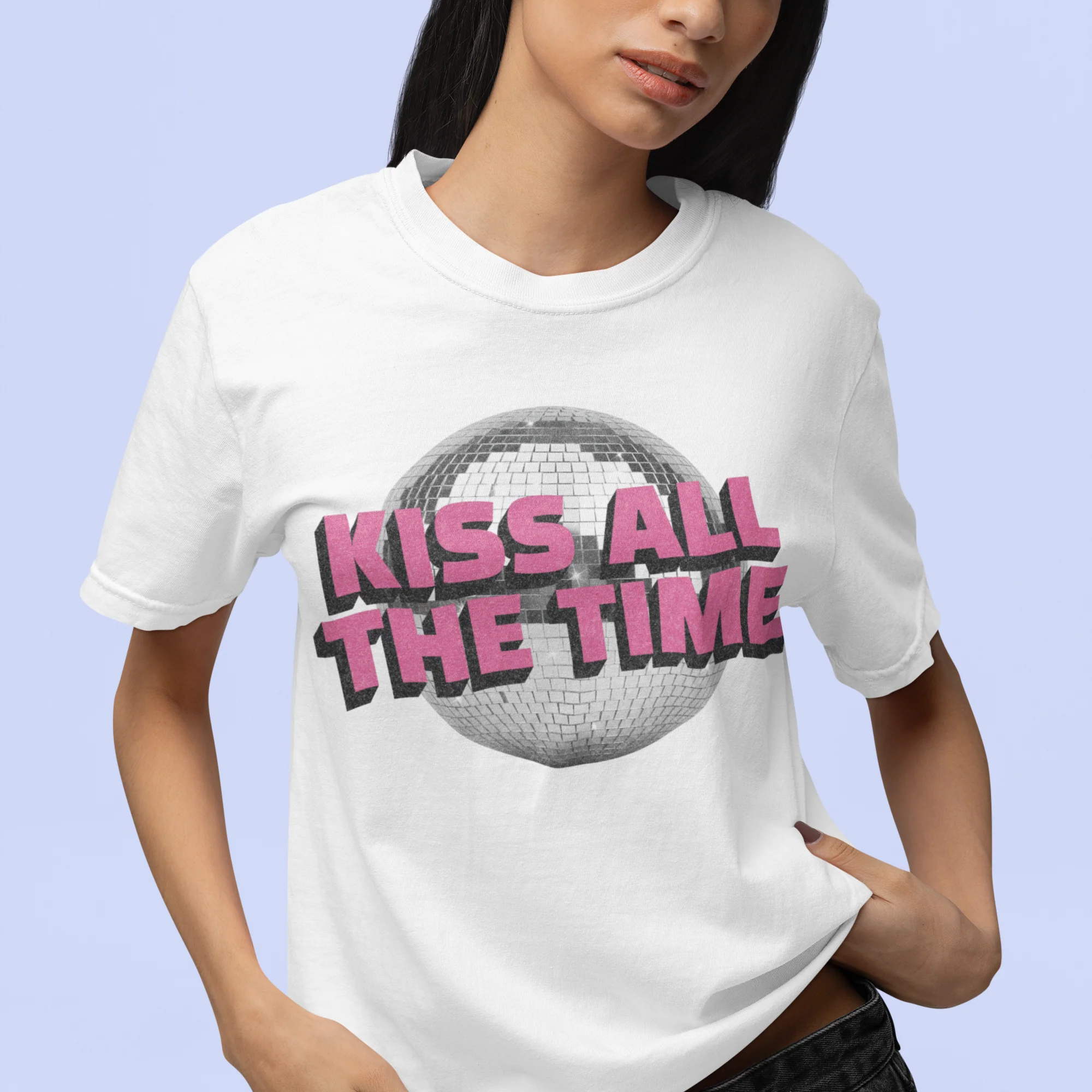 Kiss All The Time Disco Classic T-Shirt - Image 2