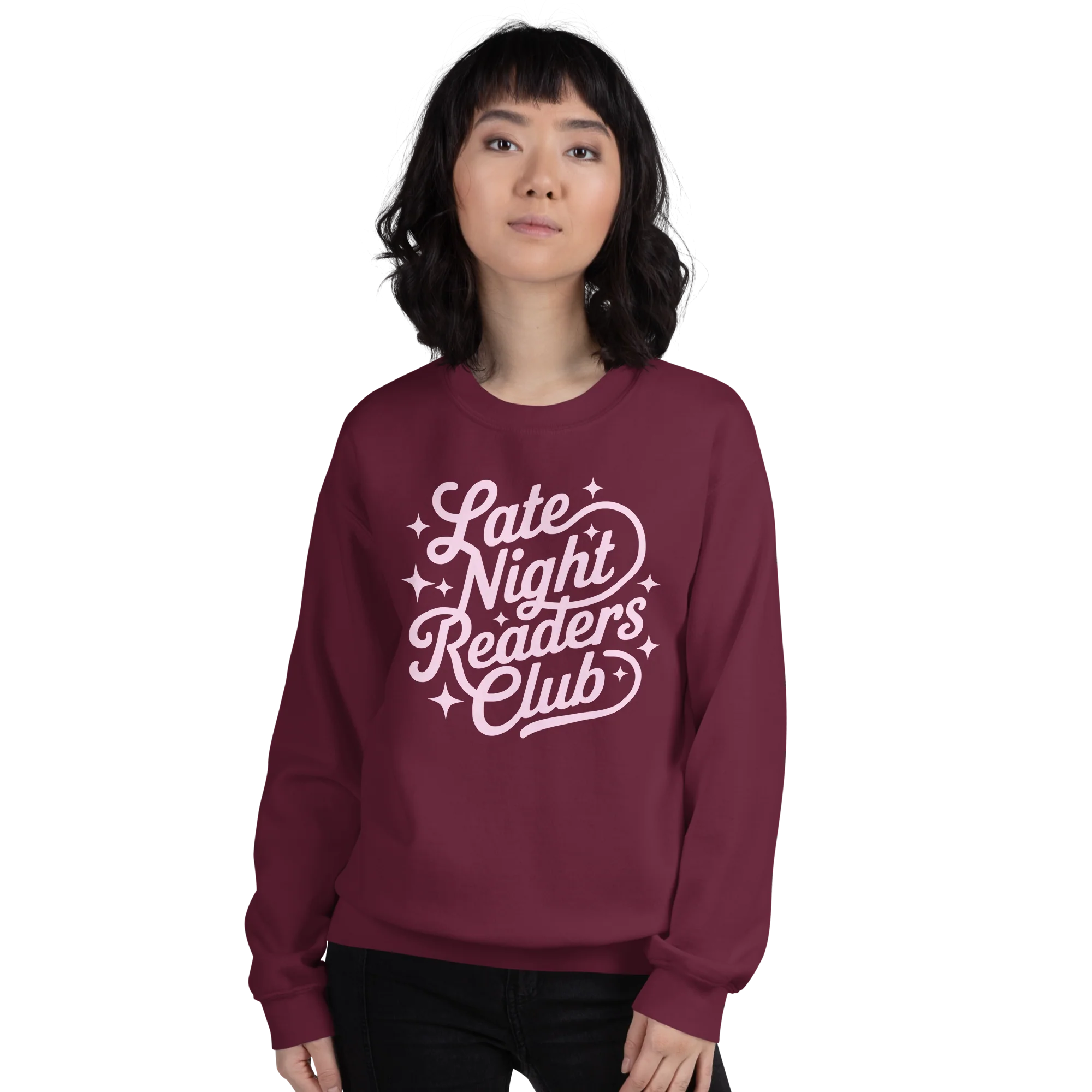 Late Night Readers Club Bookish Sweatshirt - Image 2