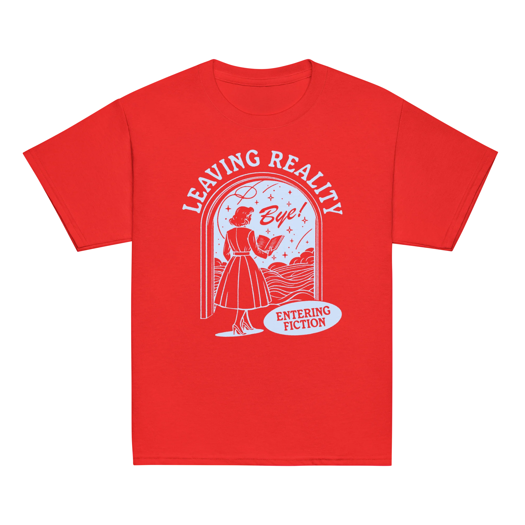 Leaving Reality Entering Fiction Baby Tee - Image 9
