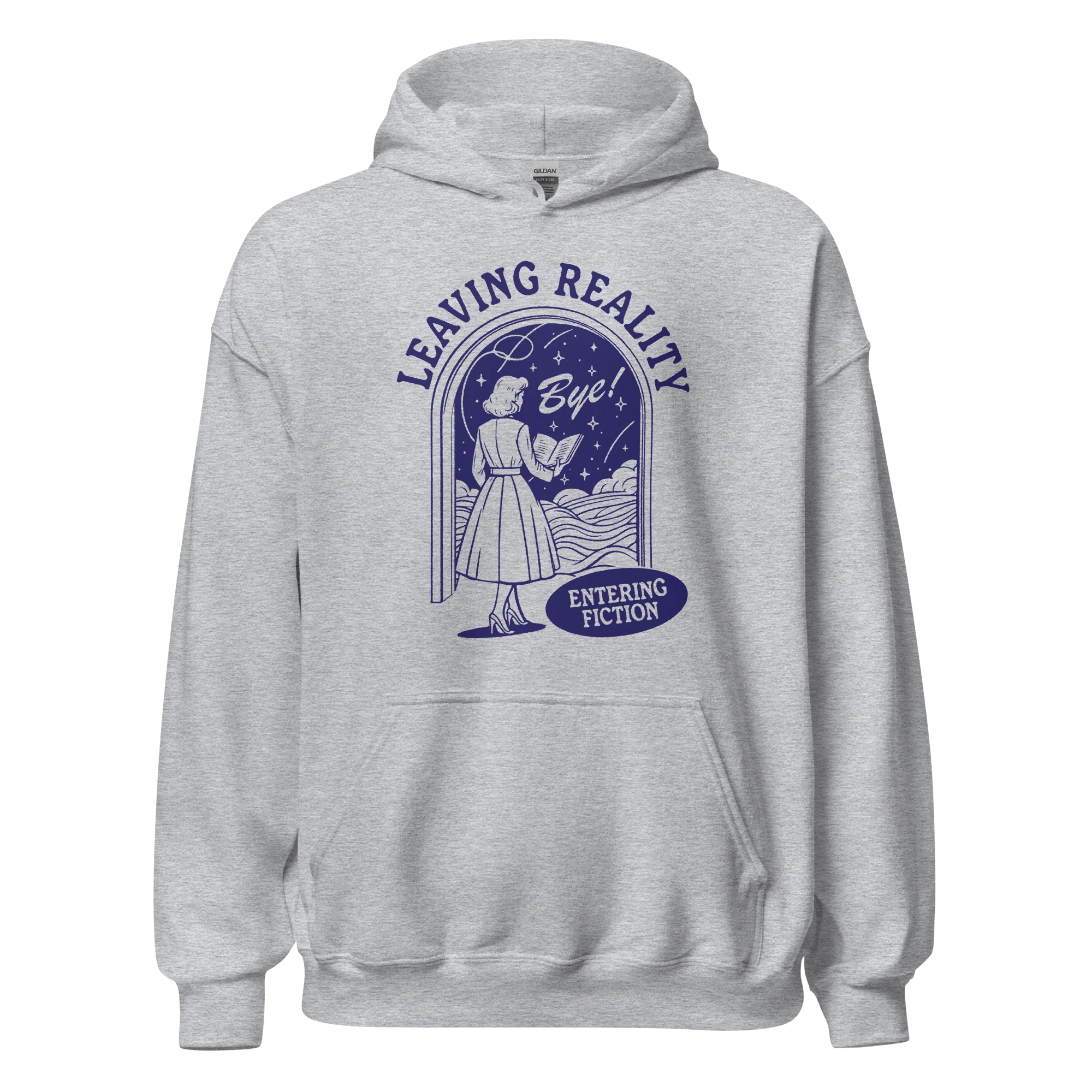 Leaving Reality Entering Fiction Hoodie - Image 3
