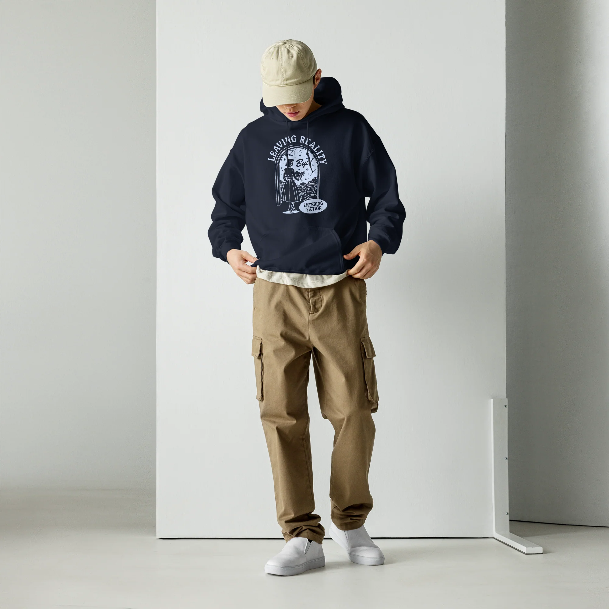 Leaving Reality Entering Fiction Hoodie - Image 6