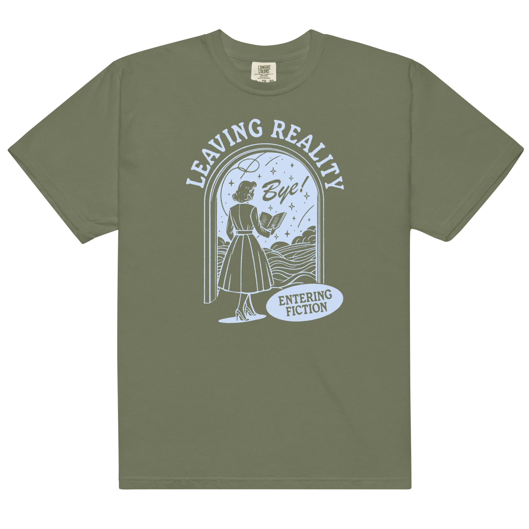 Leaving Reality Entering Fiction Classic T-Shirt - Image 14