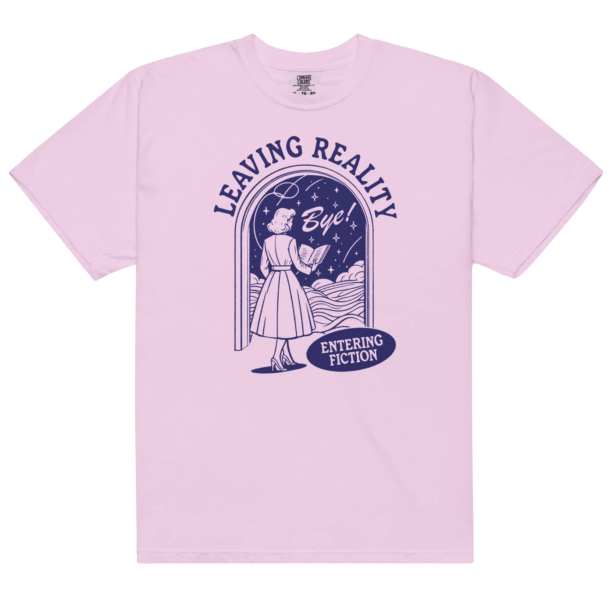 Leaving Reality Entering Fiction Classic T-Shirt - Image 5