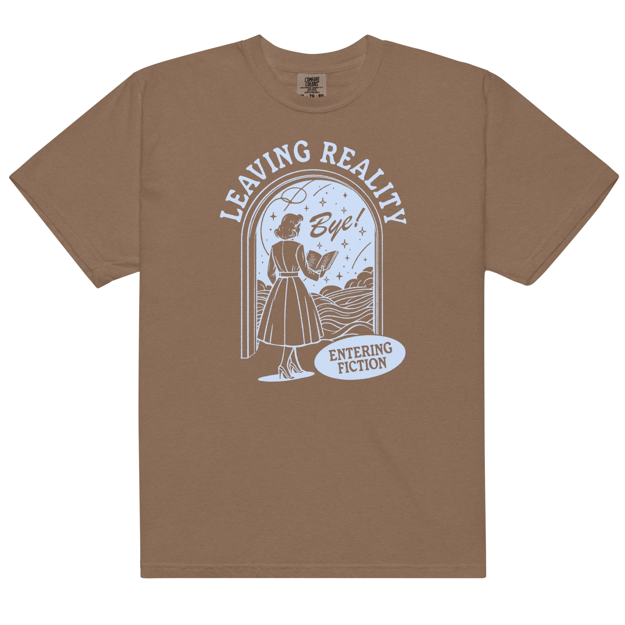 Leaving Reality Entering Fiction Classic T-Shirt - Image 9