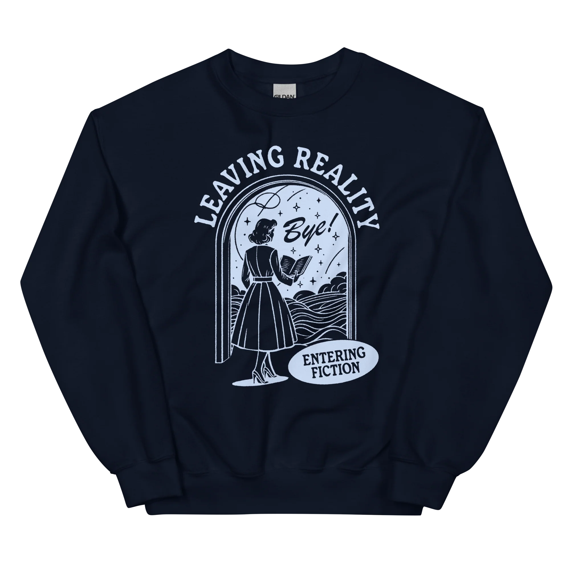 Leaving Reality Entering Fiction Sweatshirt - Image 4