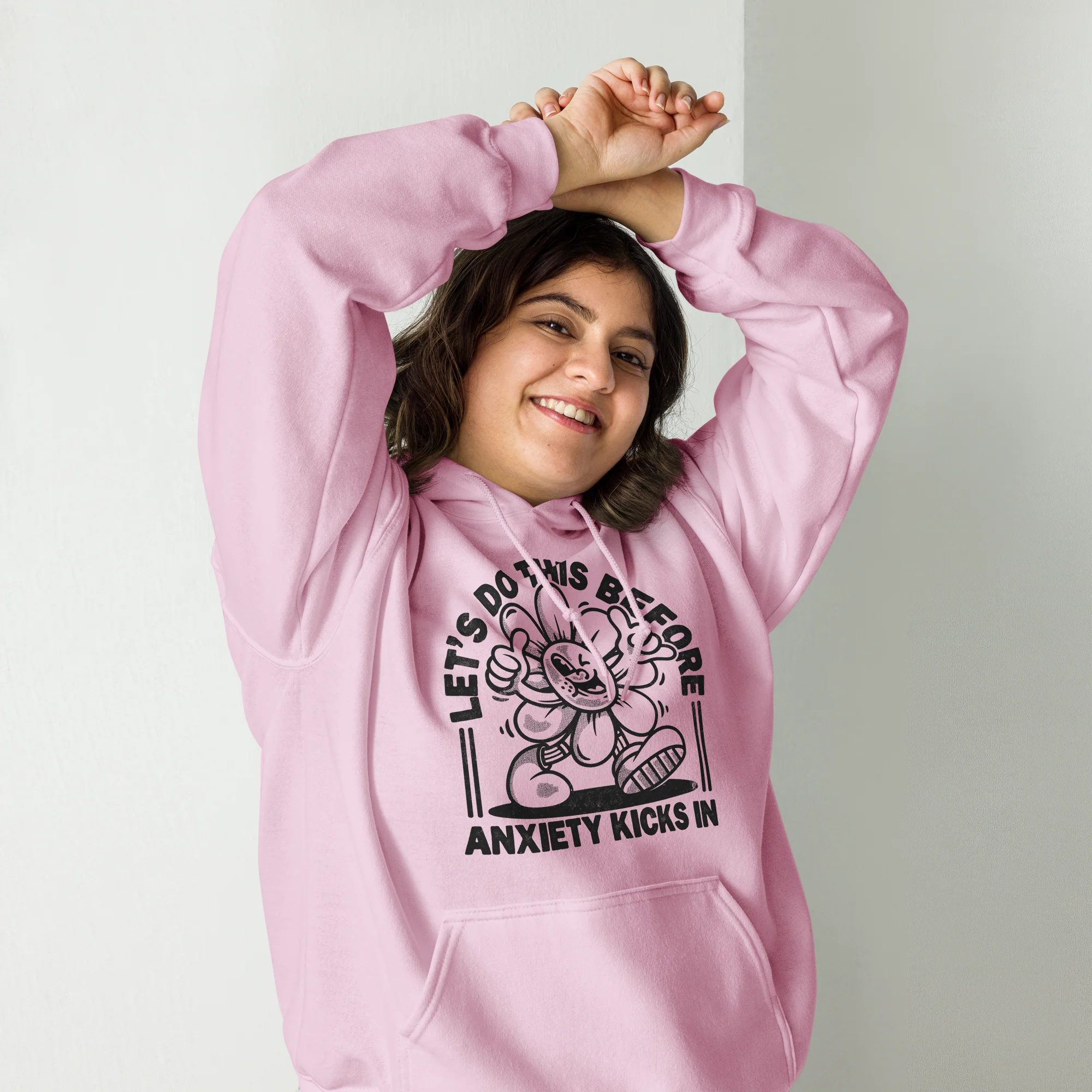 Let's Do This Anxiety Kicks In Hoodie - Image 6