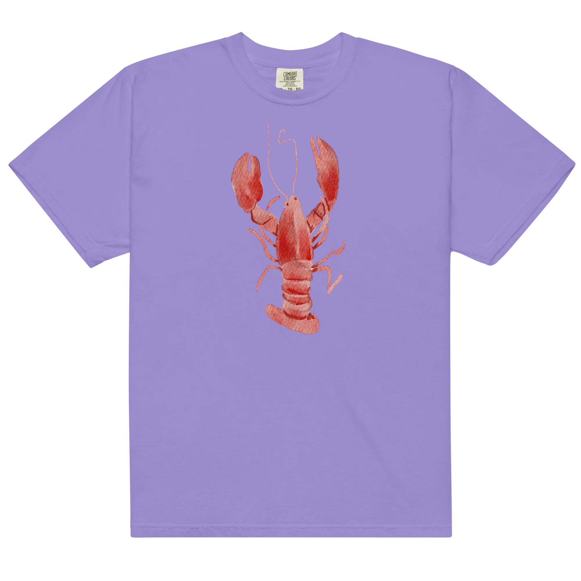 Lobster Watercolor Classic T-Shirt - Image 10