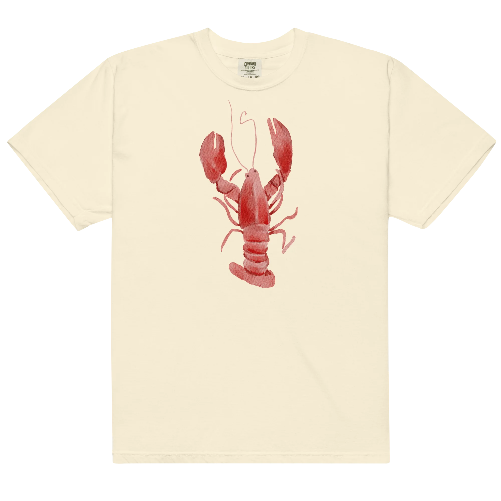 Lobster Watercolor Classic T-Shirt - Image 5