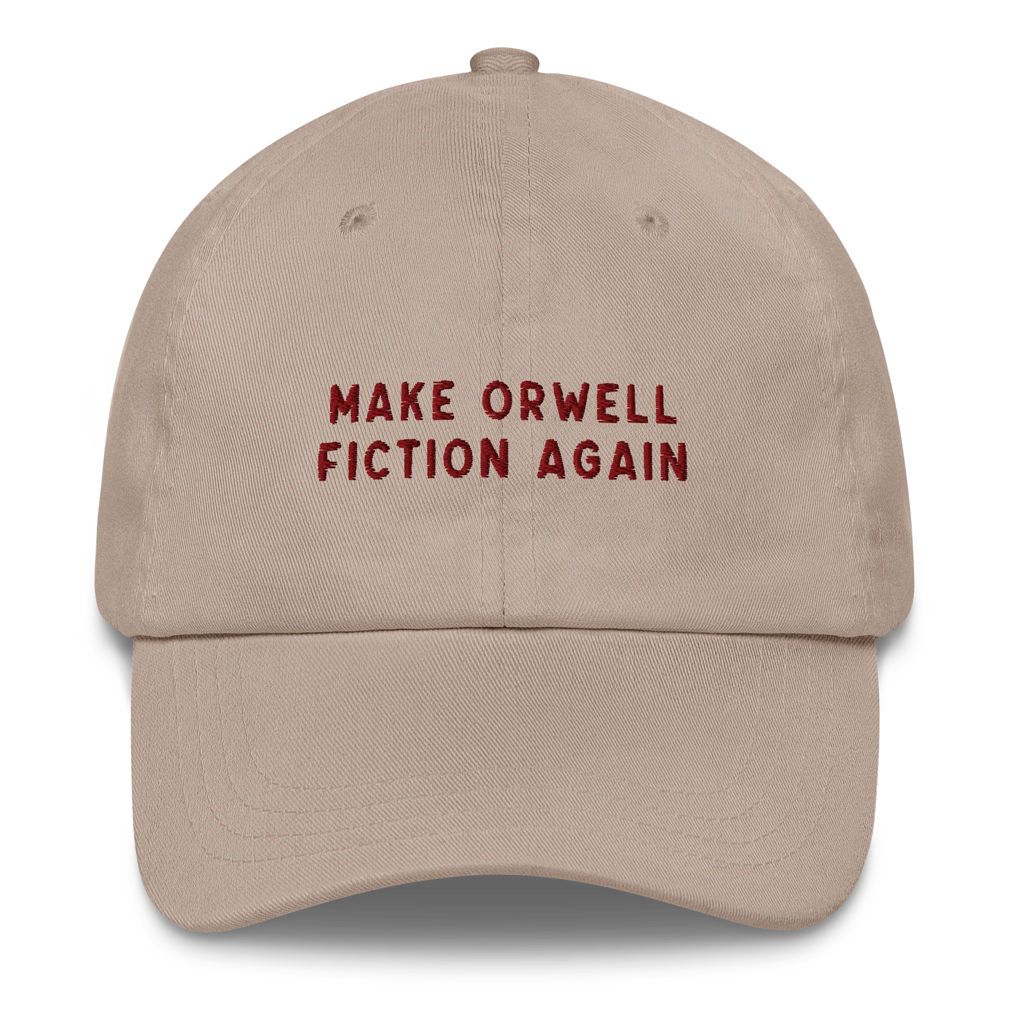Make Orwell Fiction Again Embroidered Cap - Image 9