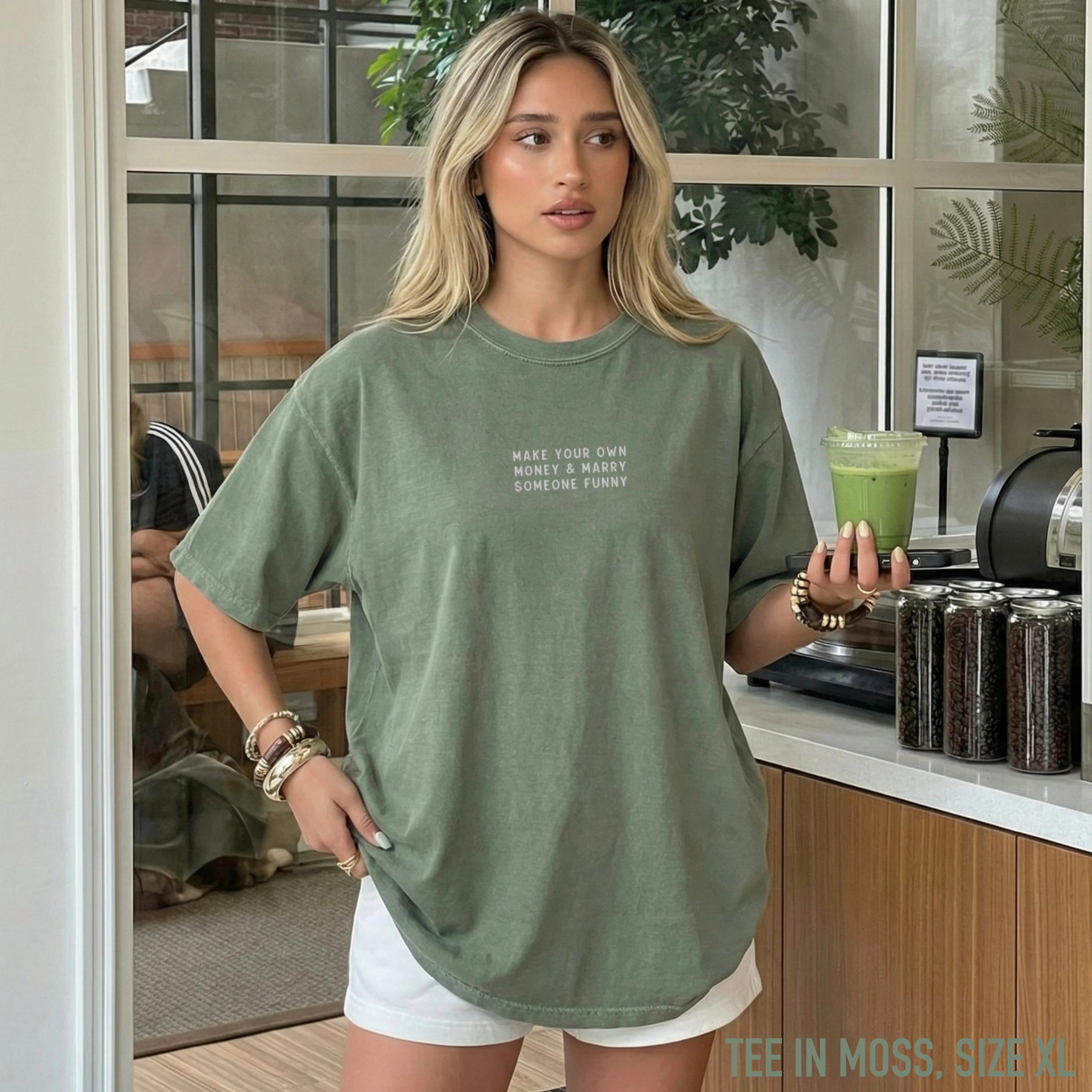 Make Your Own Money Marry Someone Funny Embroidered Classic T-Shirt - Image 2