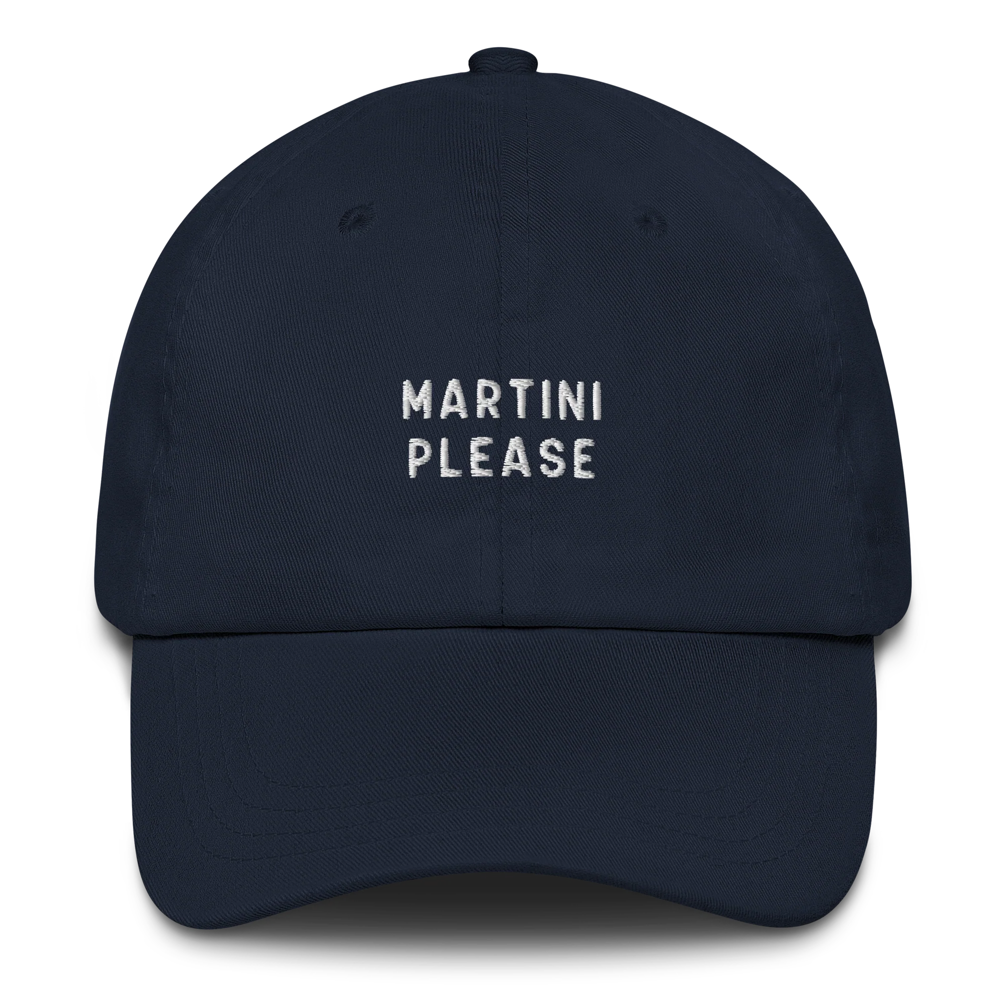 Martini Please Cocktail Embroidered Cap - Image 4