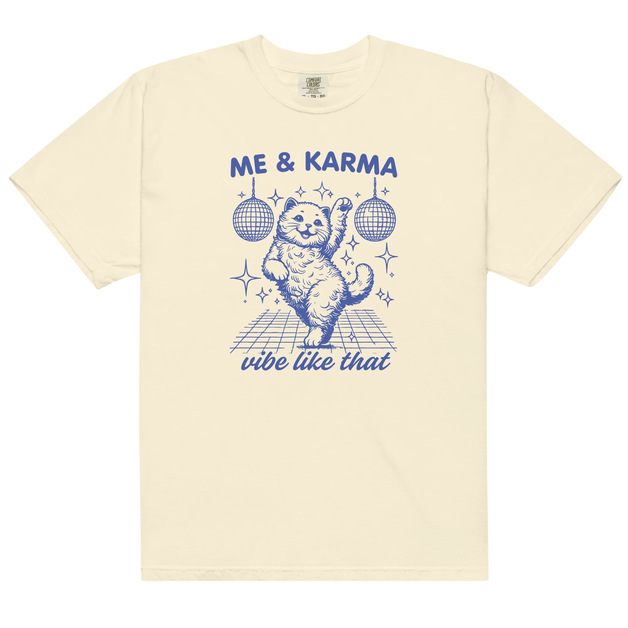 Me & Karma Vibe Like That Cat Classic T-Shirt - Image 3