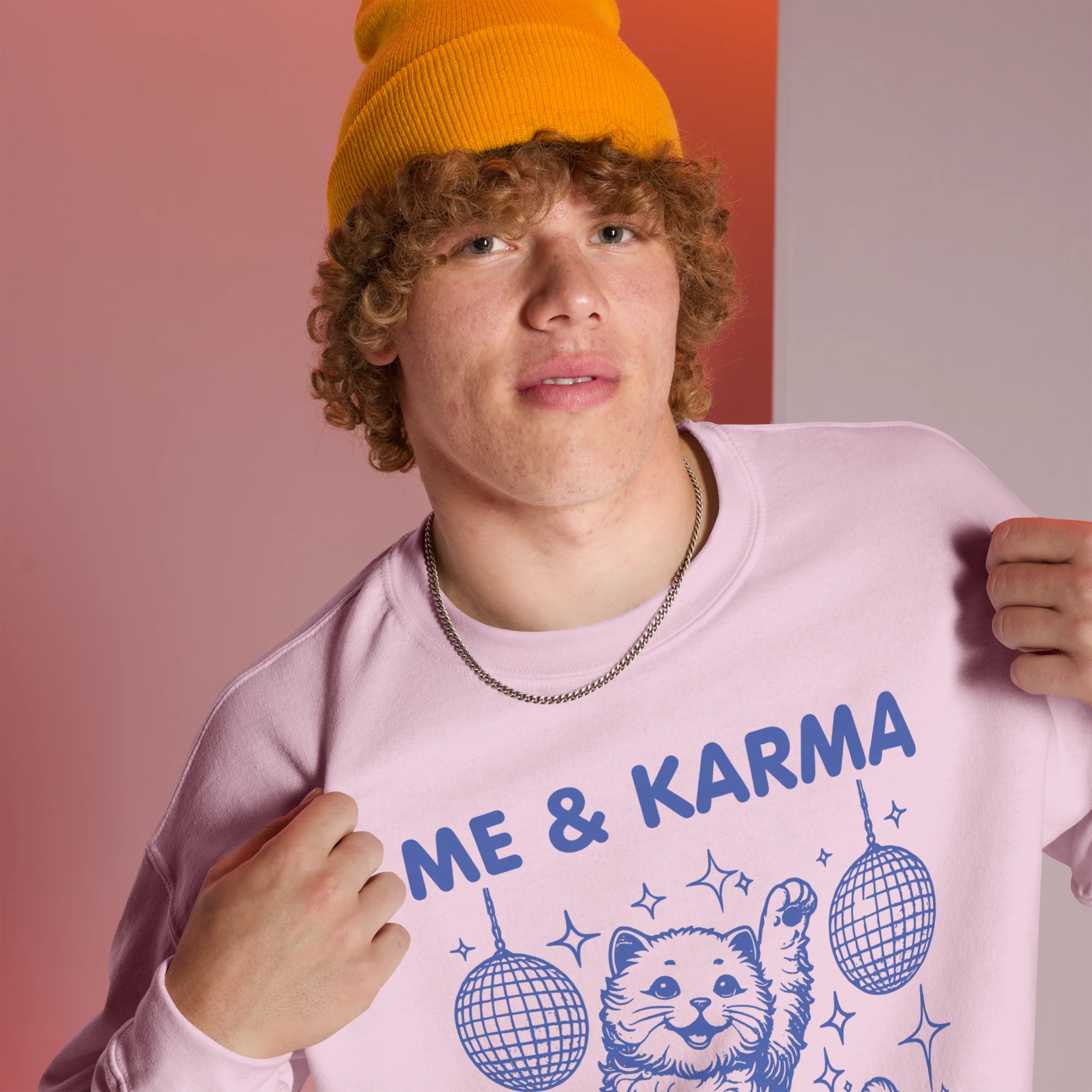 Me & Karma Vibe Like That Cat Sweatshirt - Image 7