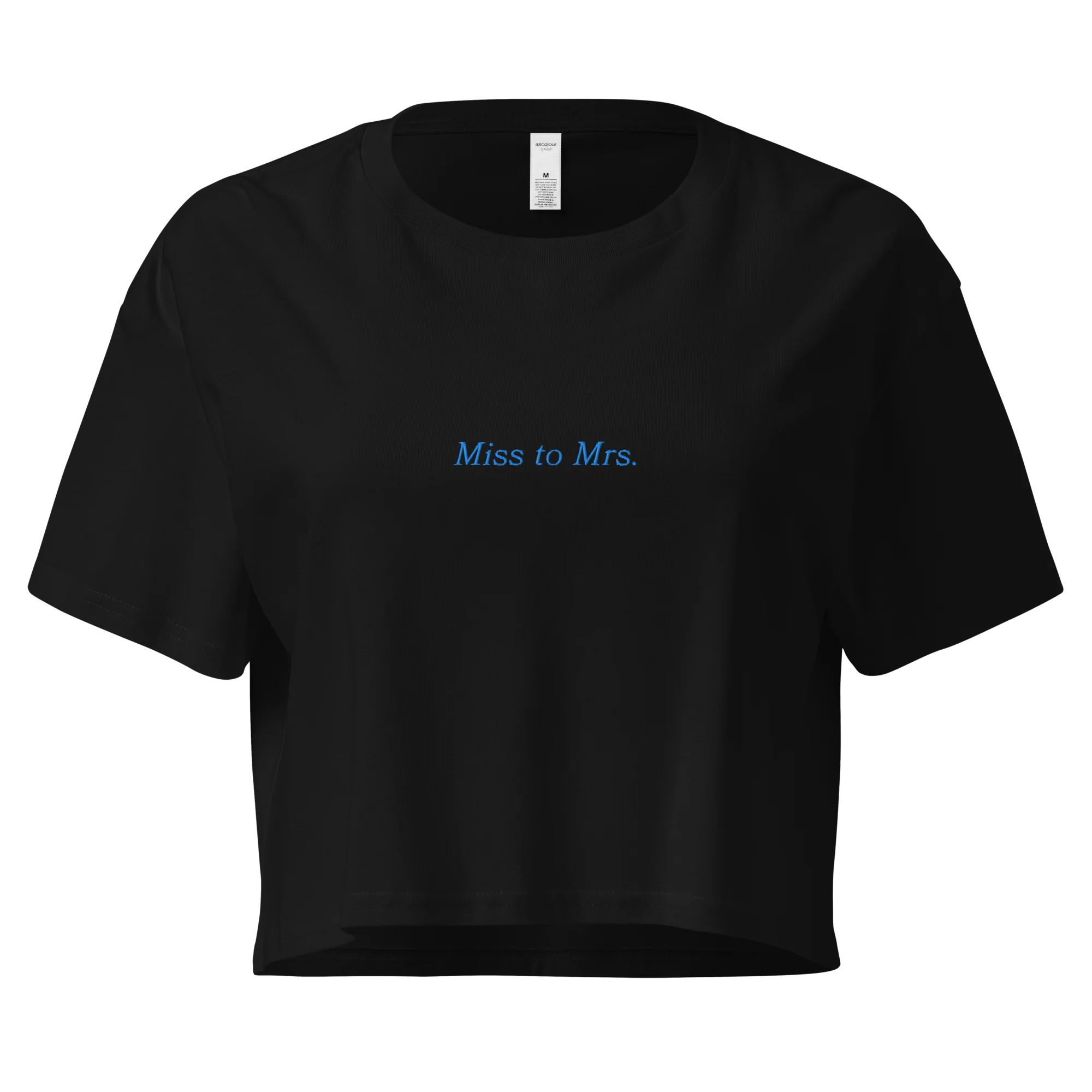 Miss to Mrs Bride Bachelorette Crop Tee - Image 4