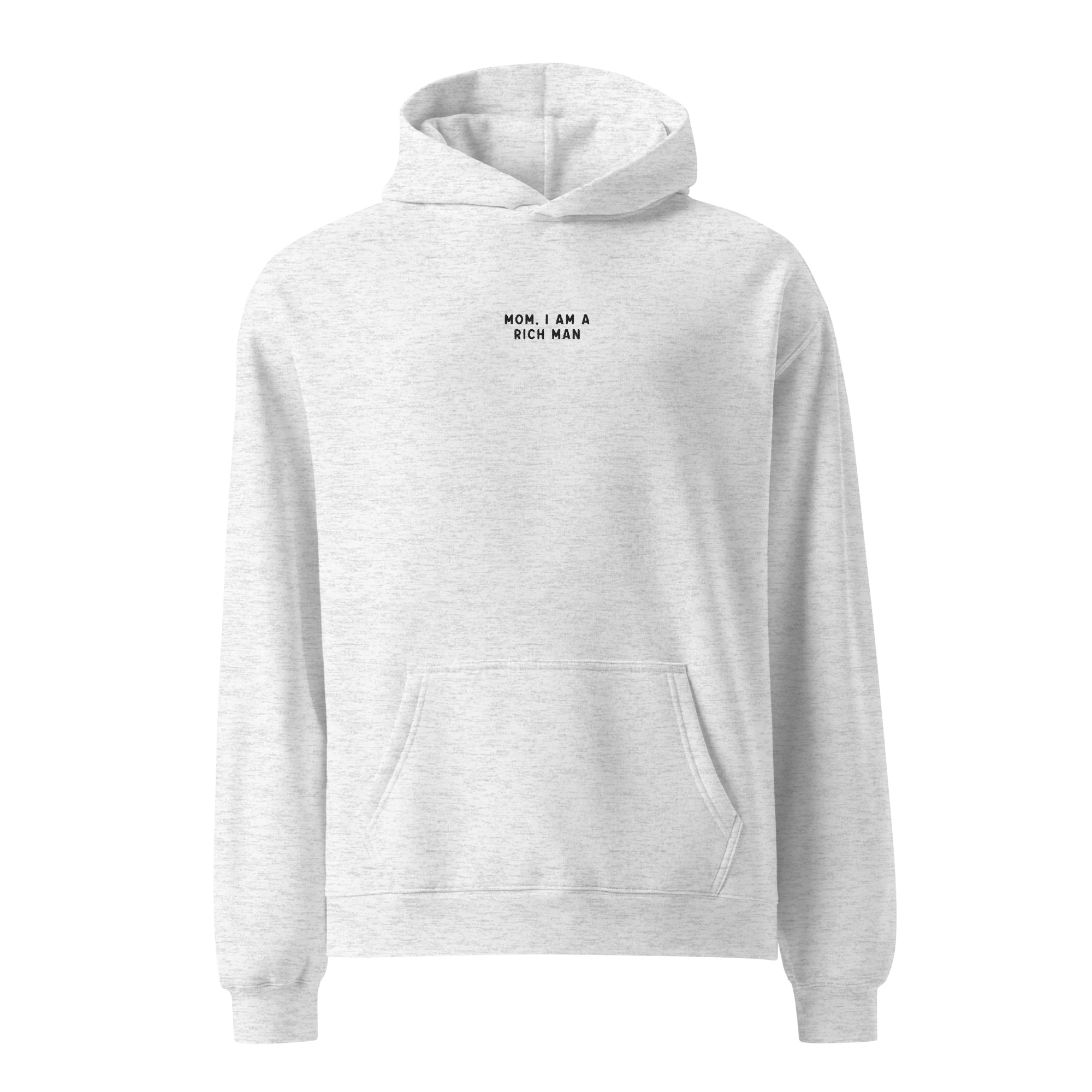 Mom, I am a Rich Man Embroidered Premium Oversized Hoodie - Image 4