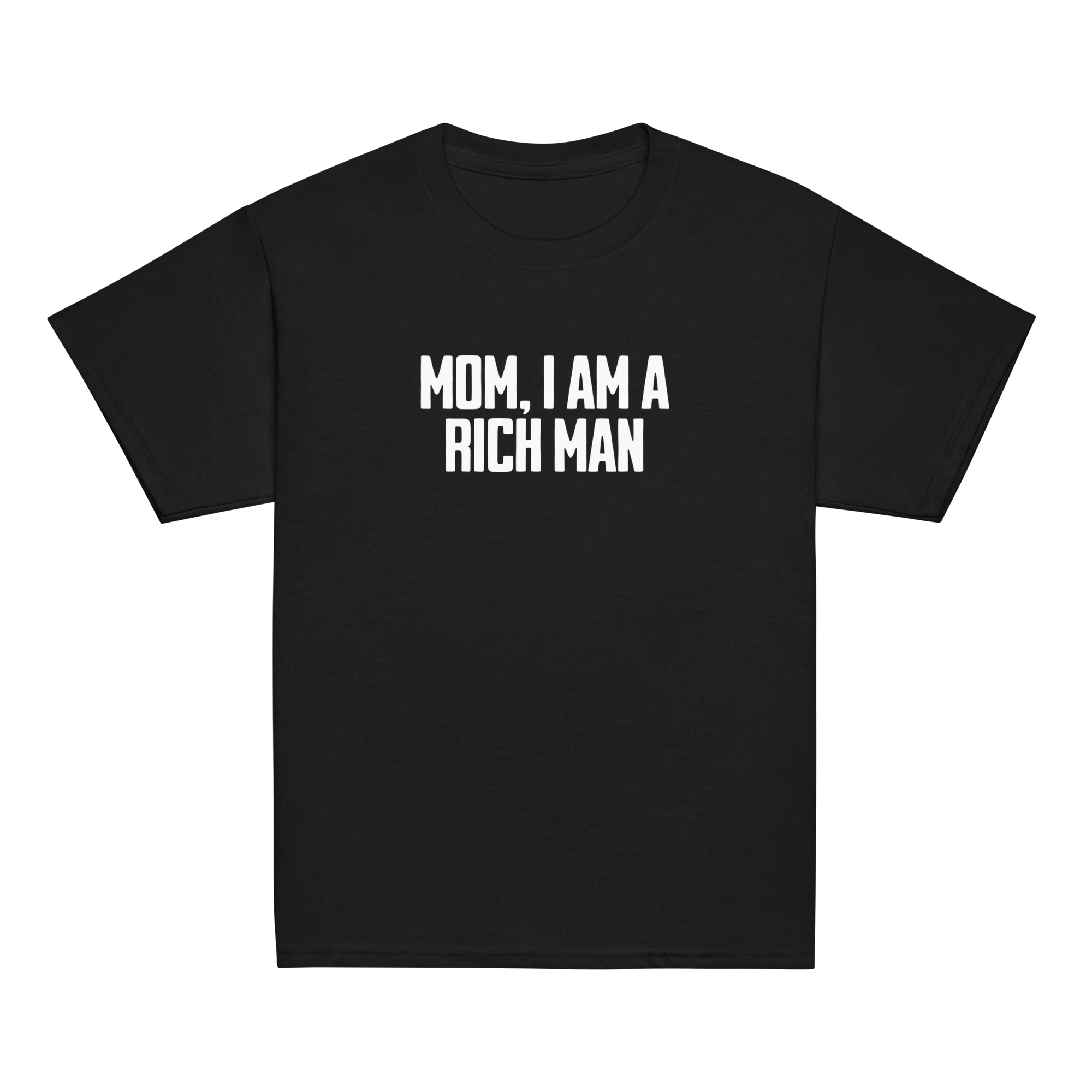 Mom, I Am A Rich Man Feminist Baby Tee - Image 4