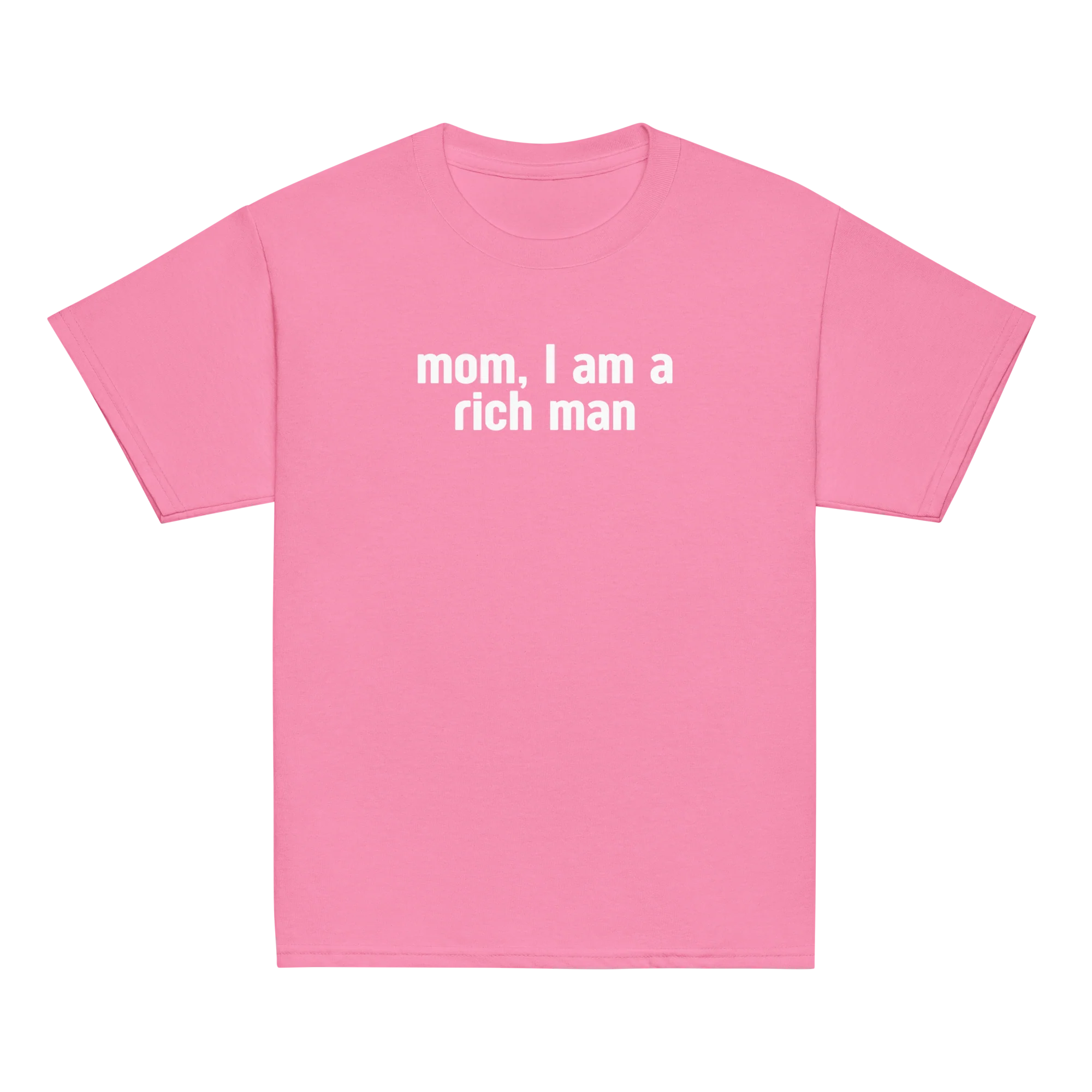Mom I am Rich Man Slogan Baby Tee - Image 6