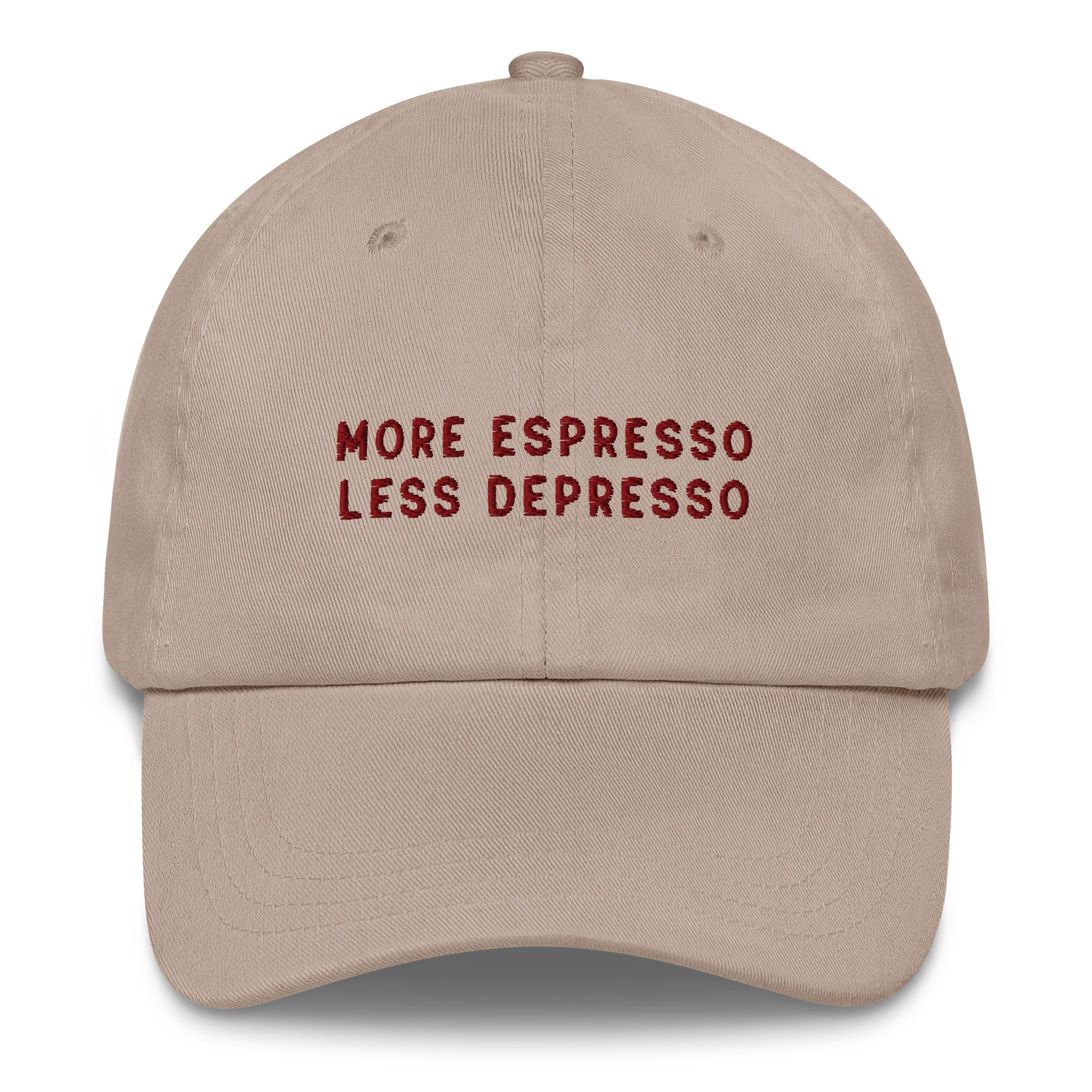 More Espresso Less Depresso Embroidered Cap - Image 4