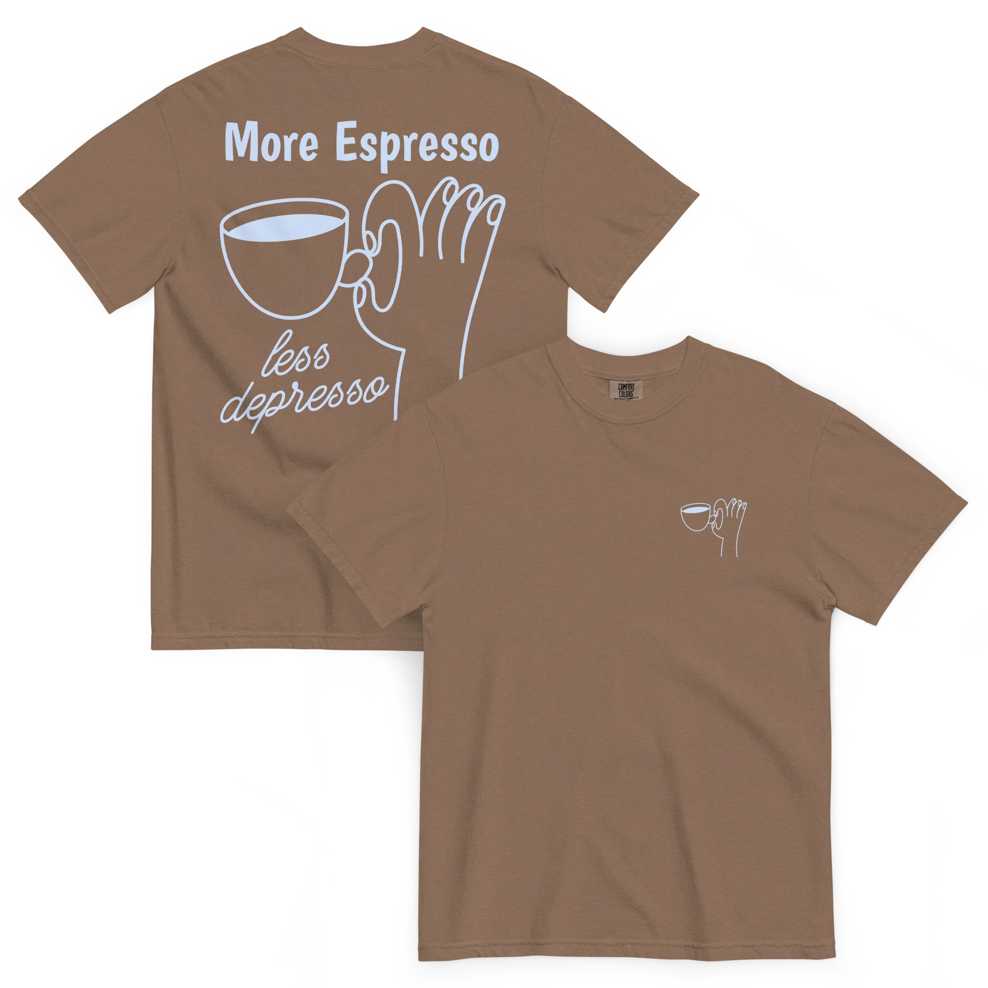 More Espresso Less Depresso Classic T-Shirt - Image 11