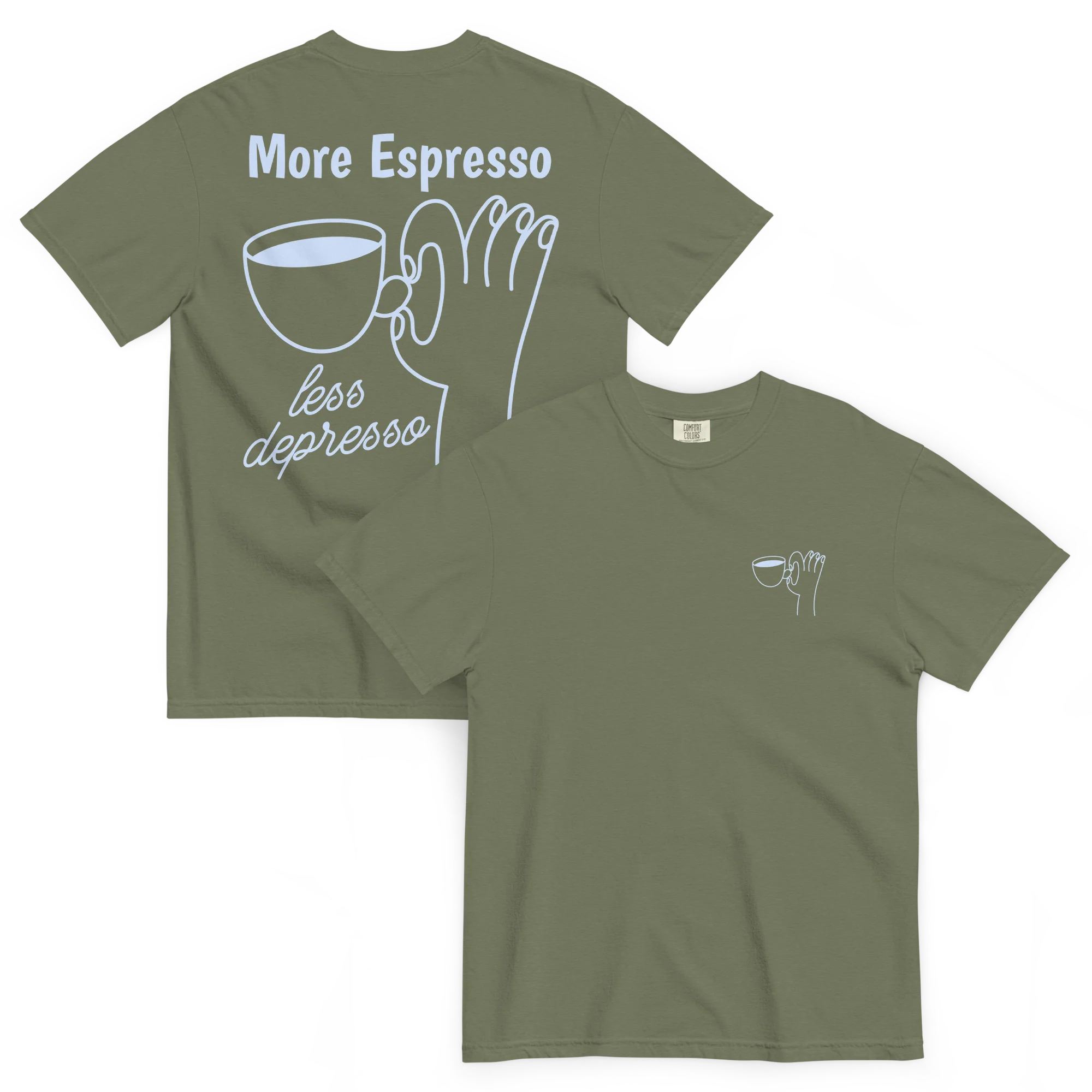 More Espresso Less Depresso Classic T-Shirt - Image 12