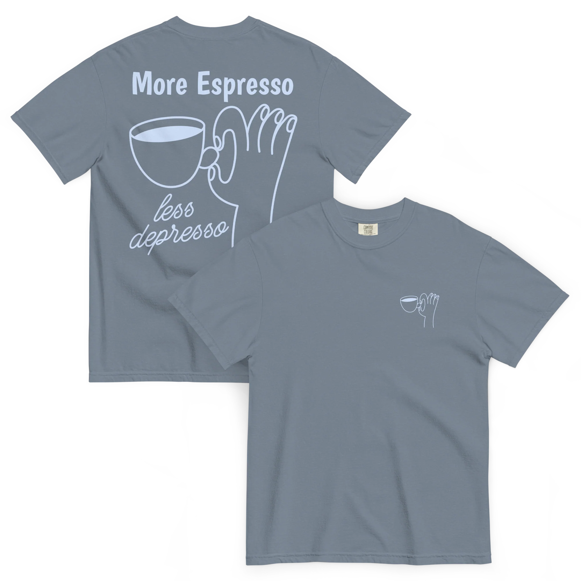 More Espresso Less Depresso Classic T-Shirt - Image 14